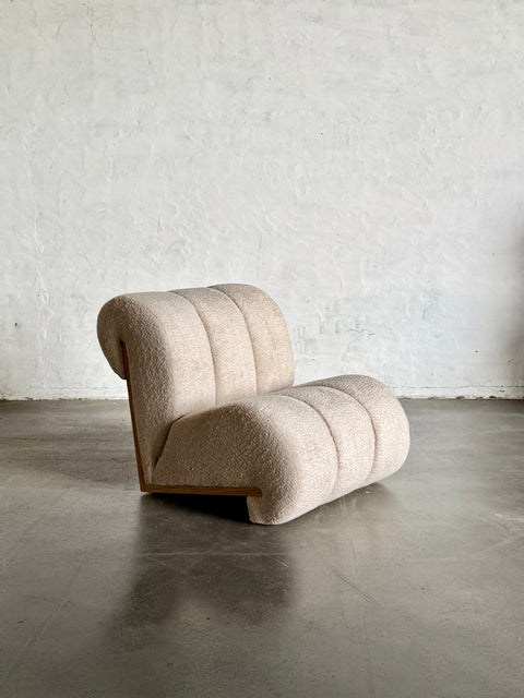 Fotel Seashell Boucle
