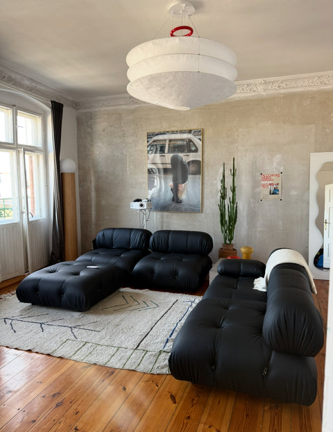 Fotel w stylu Camaleonda skóra naturalna