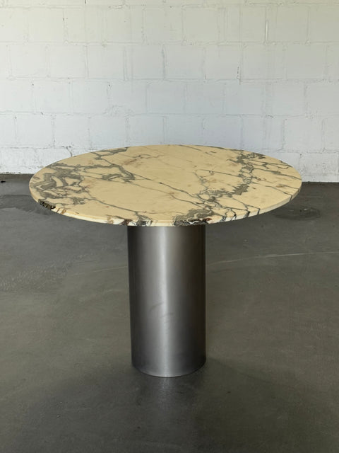 Stół jadalniany 100 cm marmur Calacatta