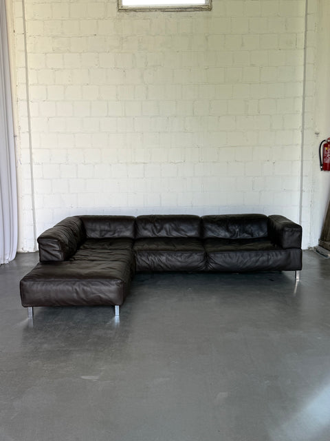 Sofa lata 90/00 skóra naturalna