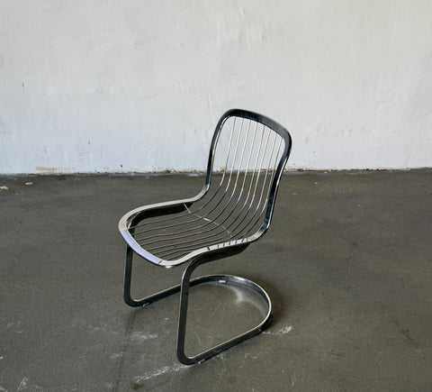 krzesła proj. Willy Rizzo, Cidue, Włochy lata 70