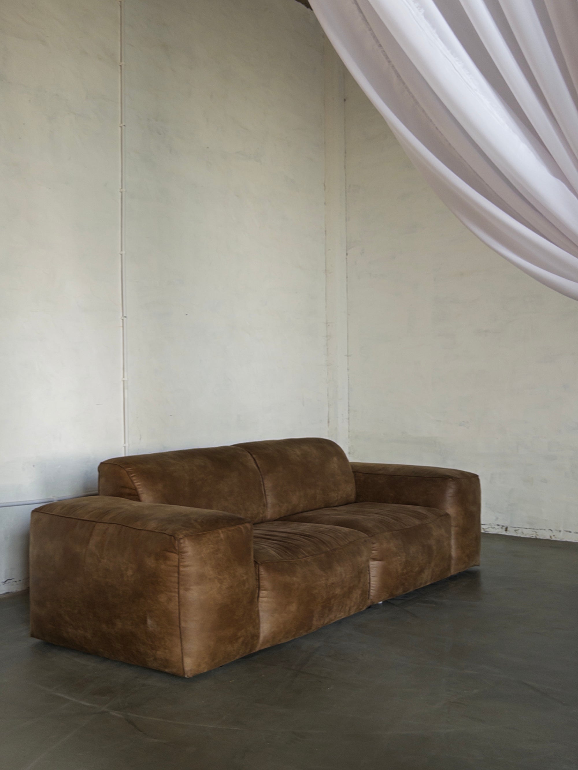Block sofa, Alcantara, 90s/00s