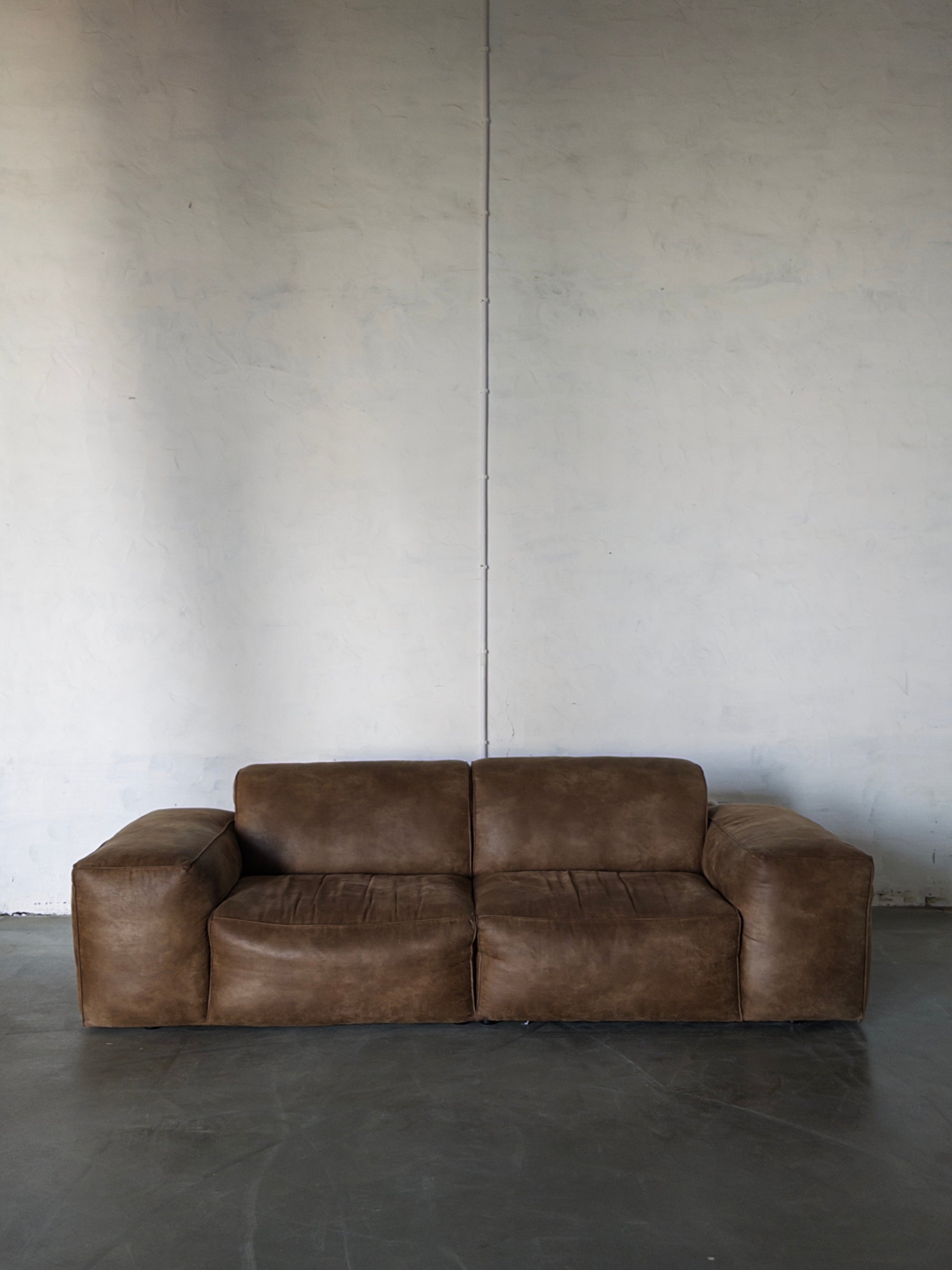 Block sofa, Alcantara, 90s/00s
