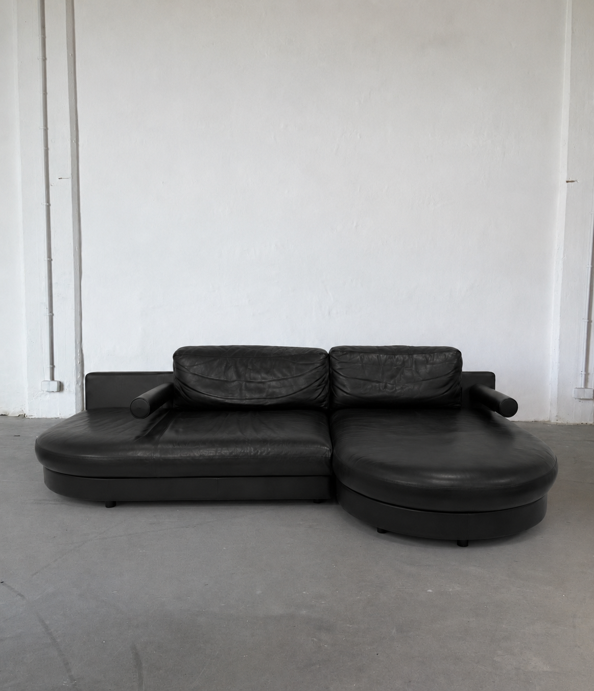 sofa B&B Italia, Sity, lata 80, skóra naturalna, sygnowana