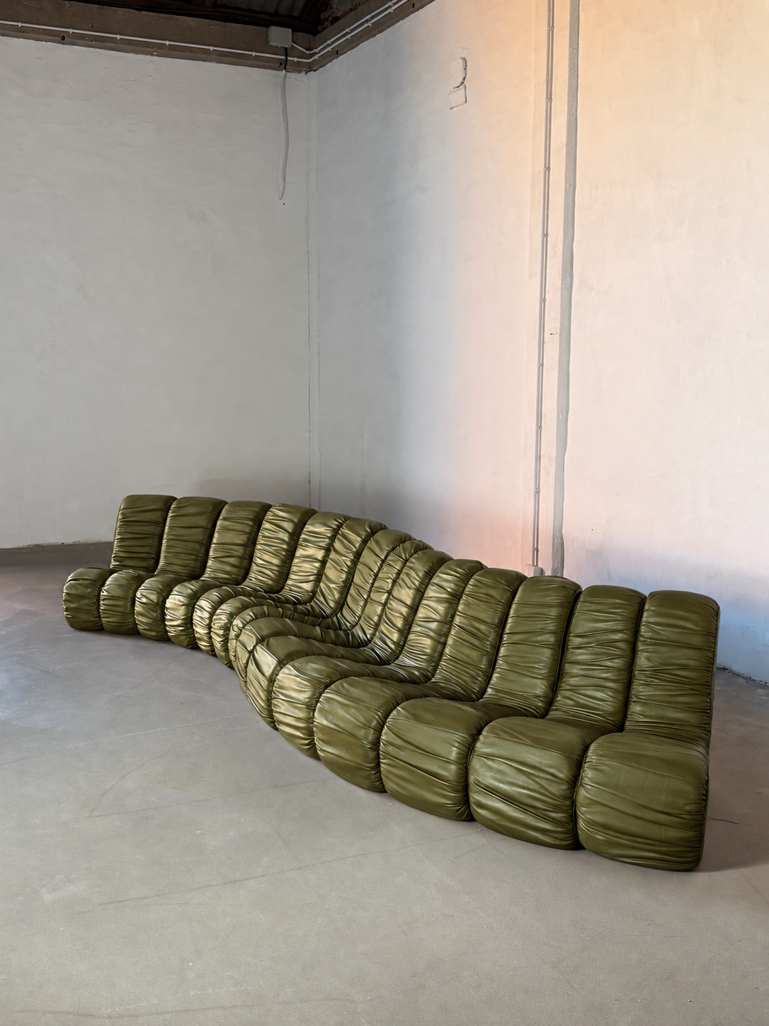 sofa Snejk, 6 elementów, skóra