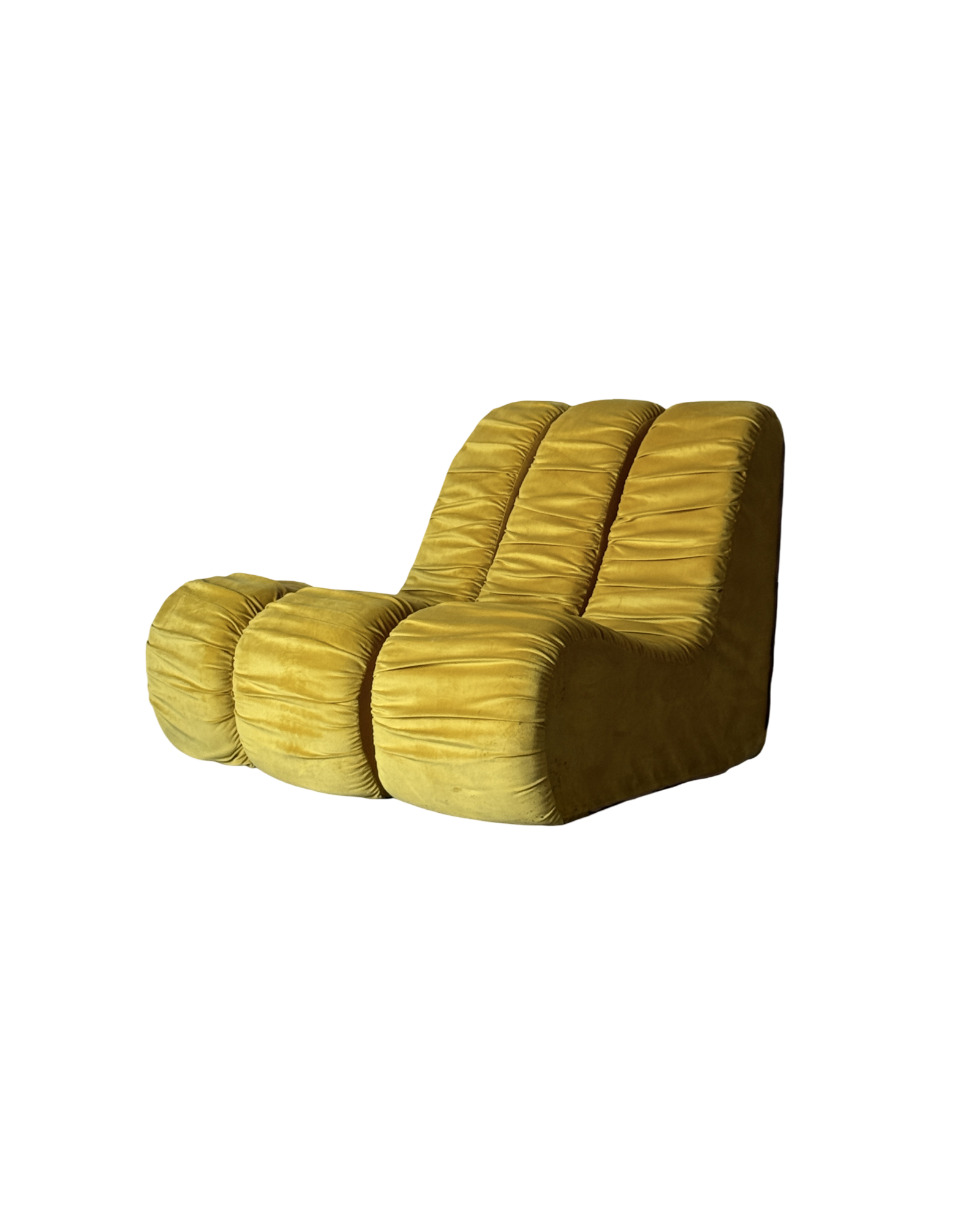 fotel Snejk, 3 moduły, welur yellow