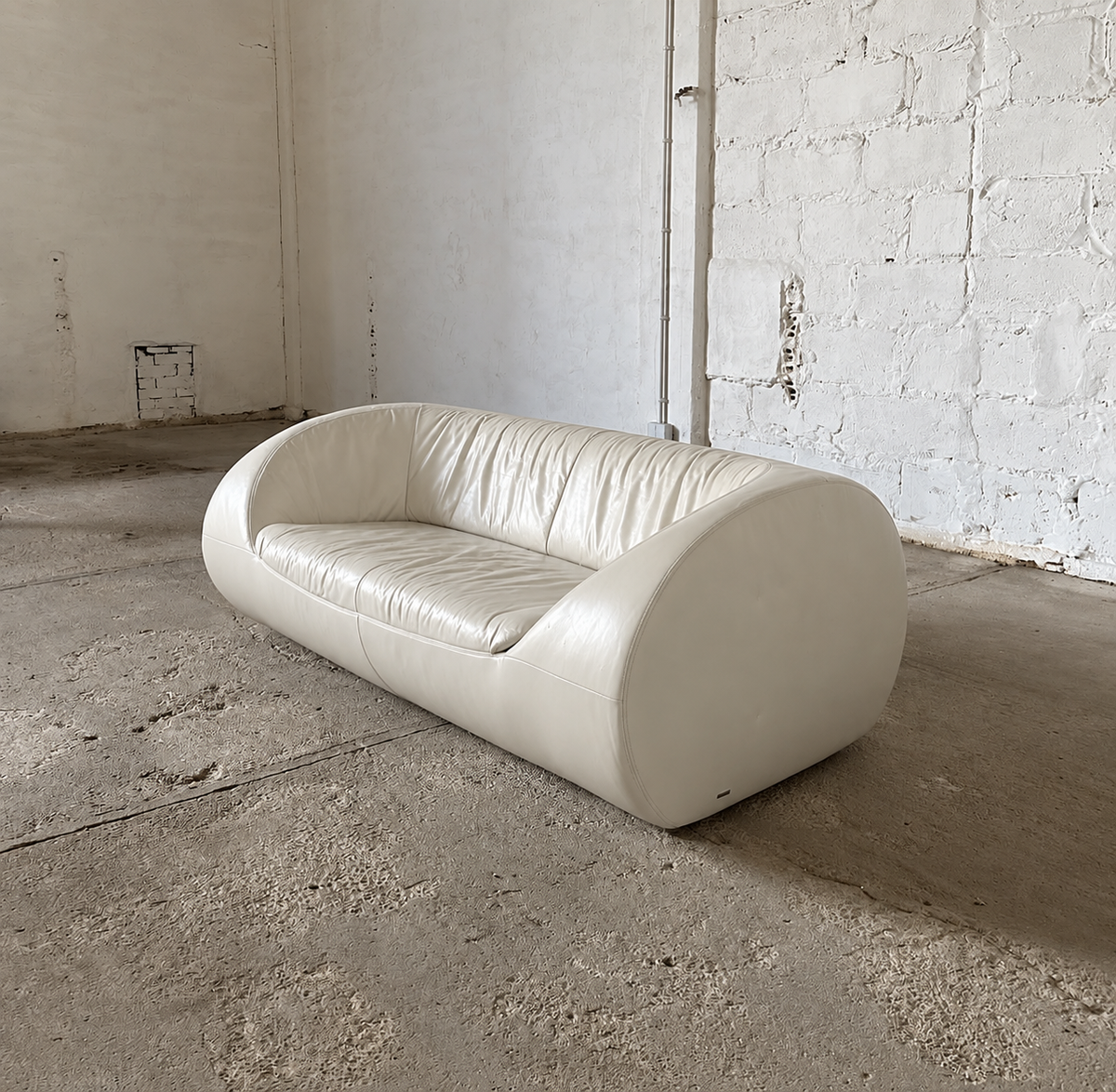 sofa Koinor Pearl, skóra naturalna, lata 80/90