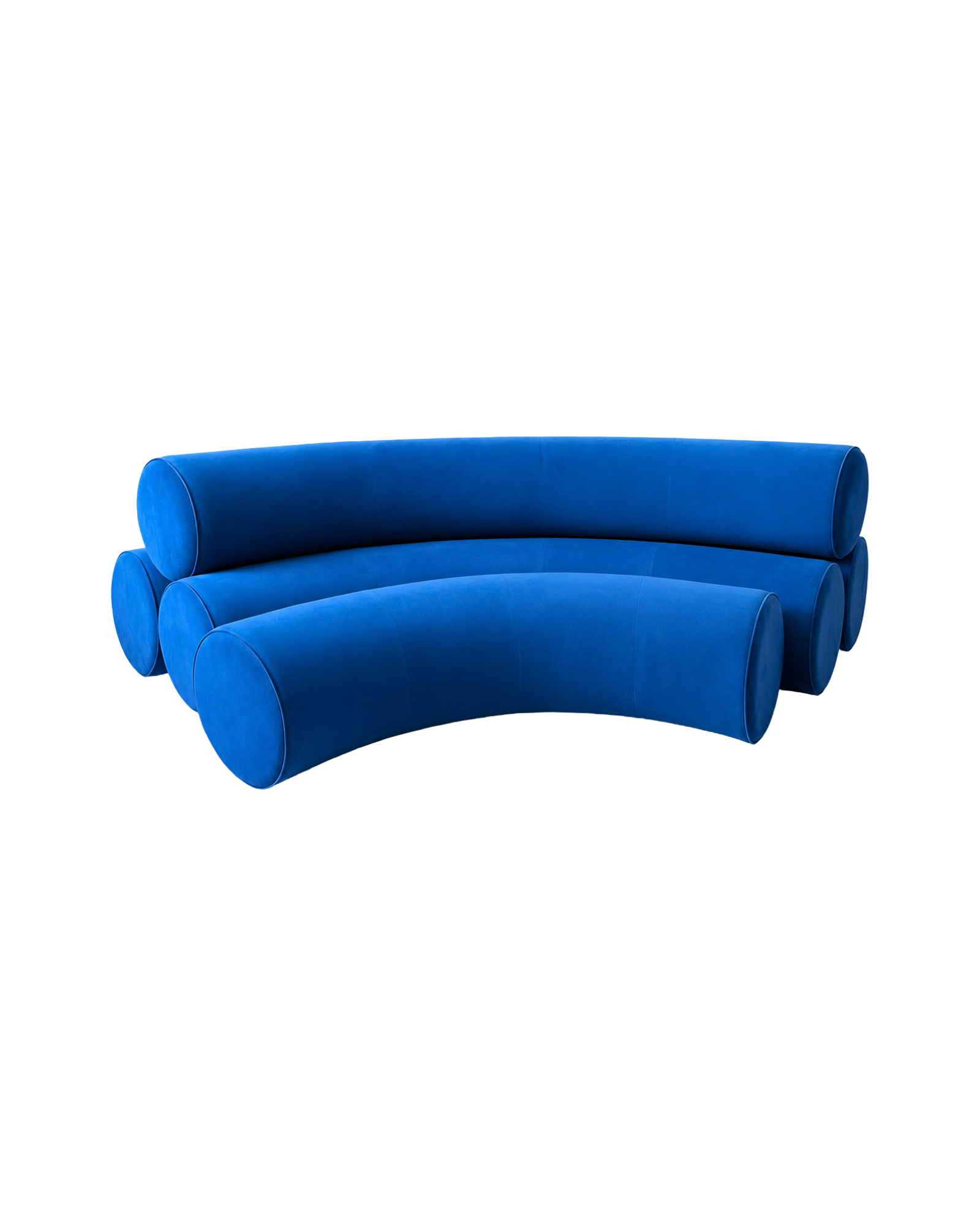 kobaltowa sofa, custom