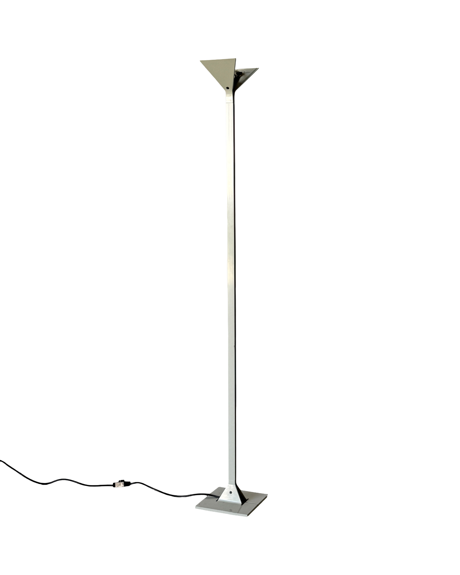 lampa podłogowa, lata 80, off - white