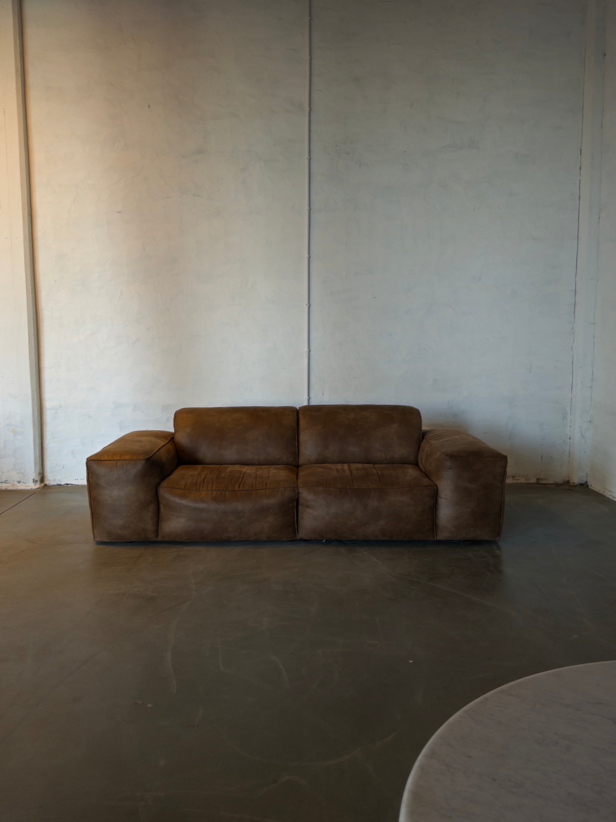 Block sofa, Alcantara, 90s/00s