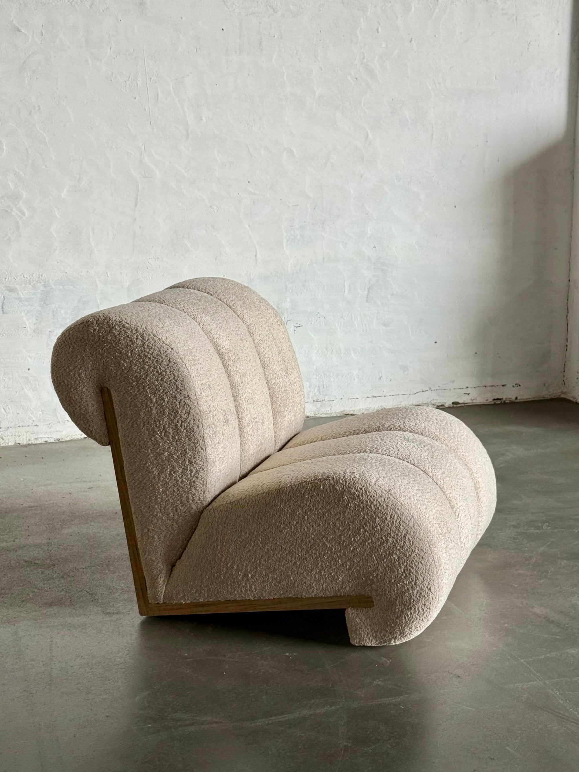 fotel Seashell Boucle