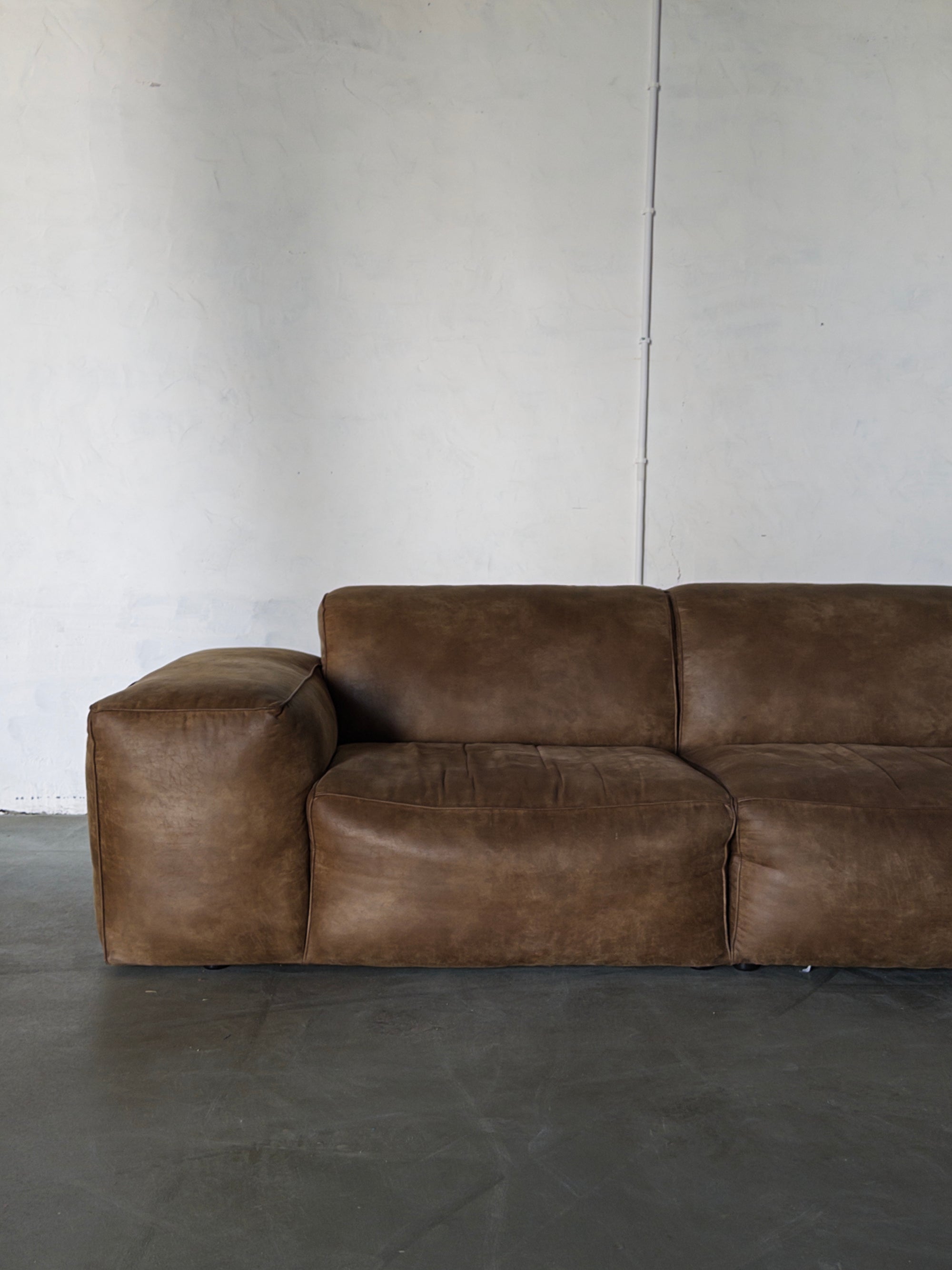 Block sofa, Alcantara, 90s/00s