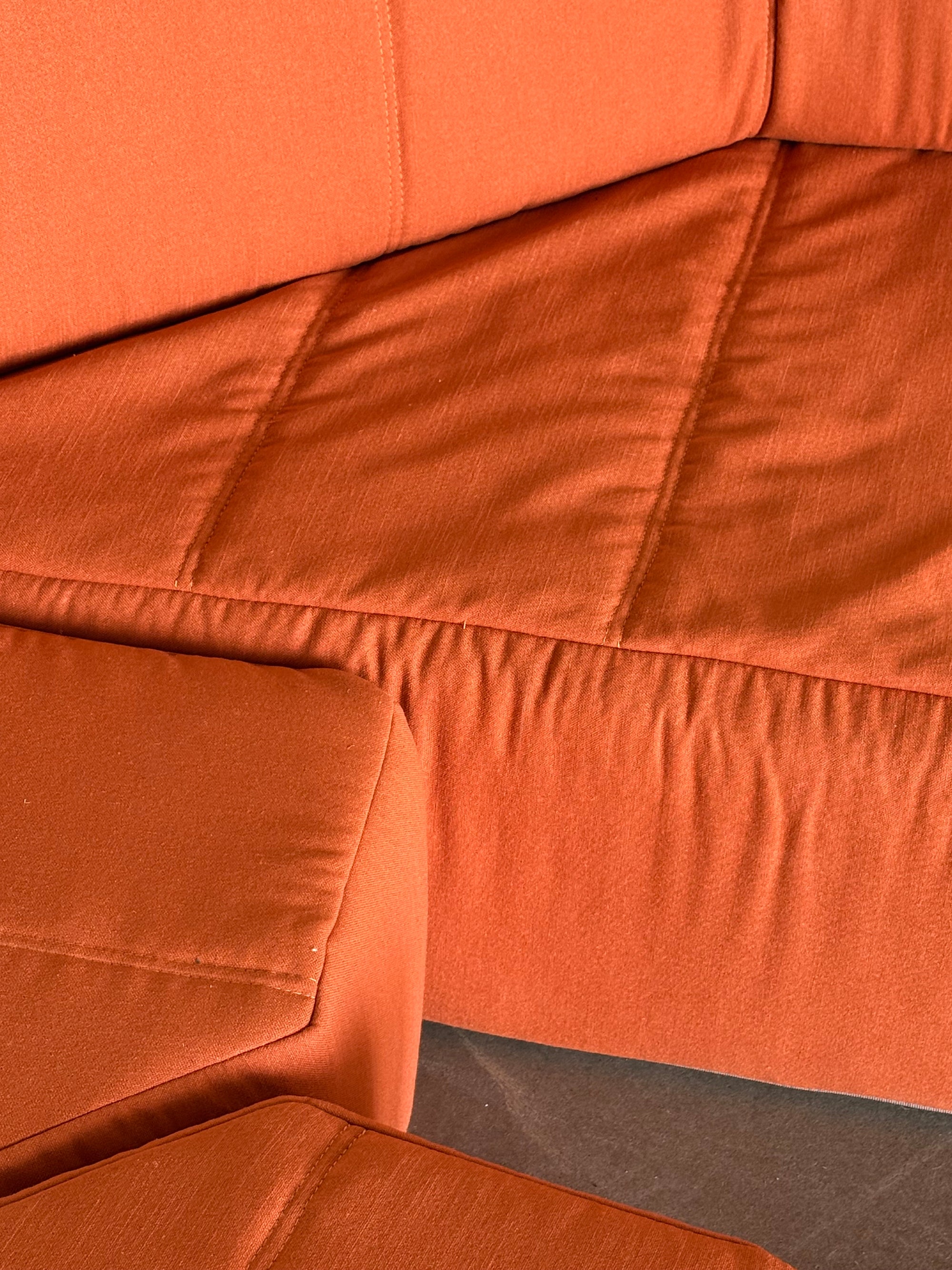 sofa/łóżko modułowa w stylu Space Age