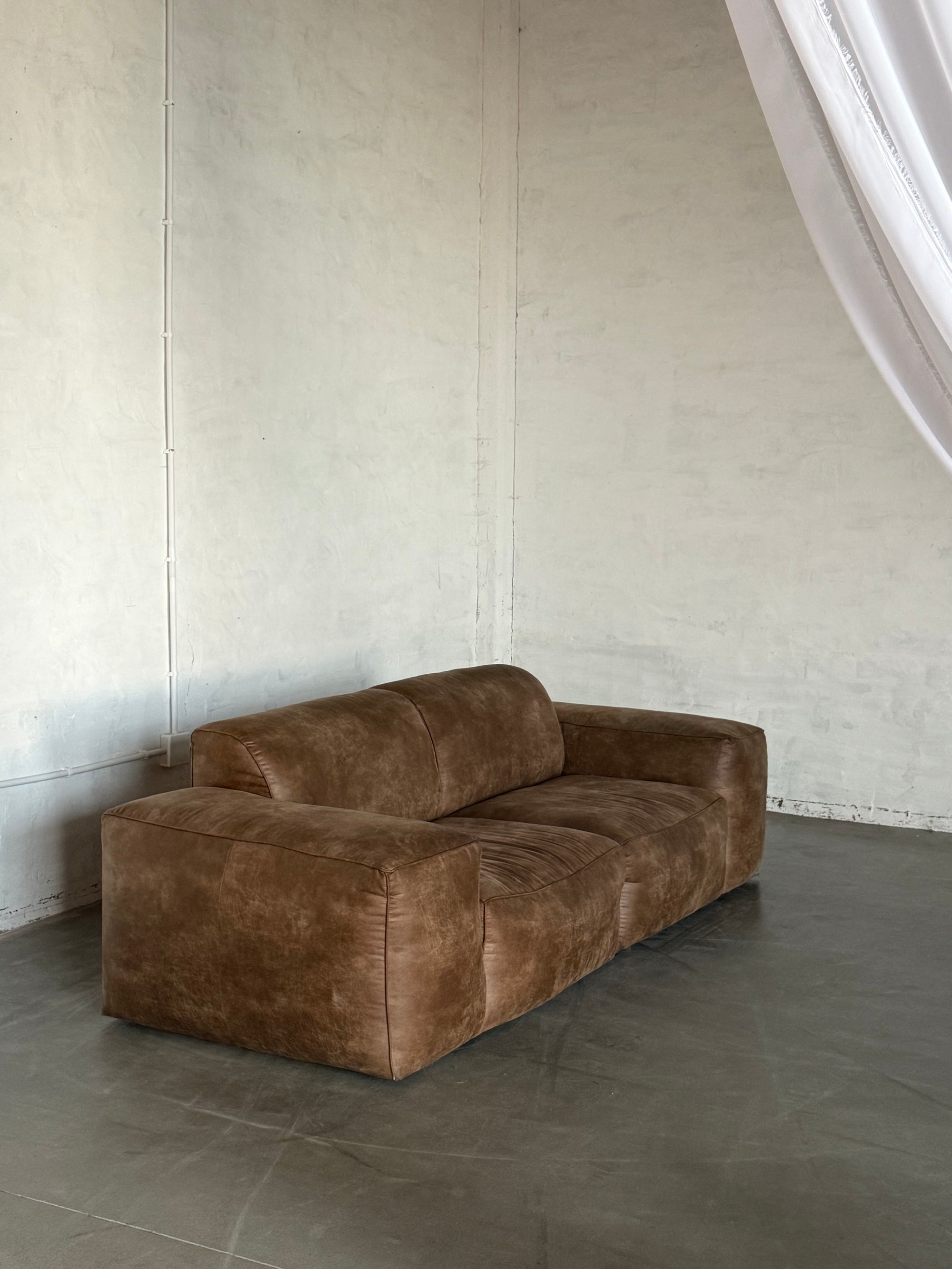 Block sofa, Alcantara, 90s/00s
