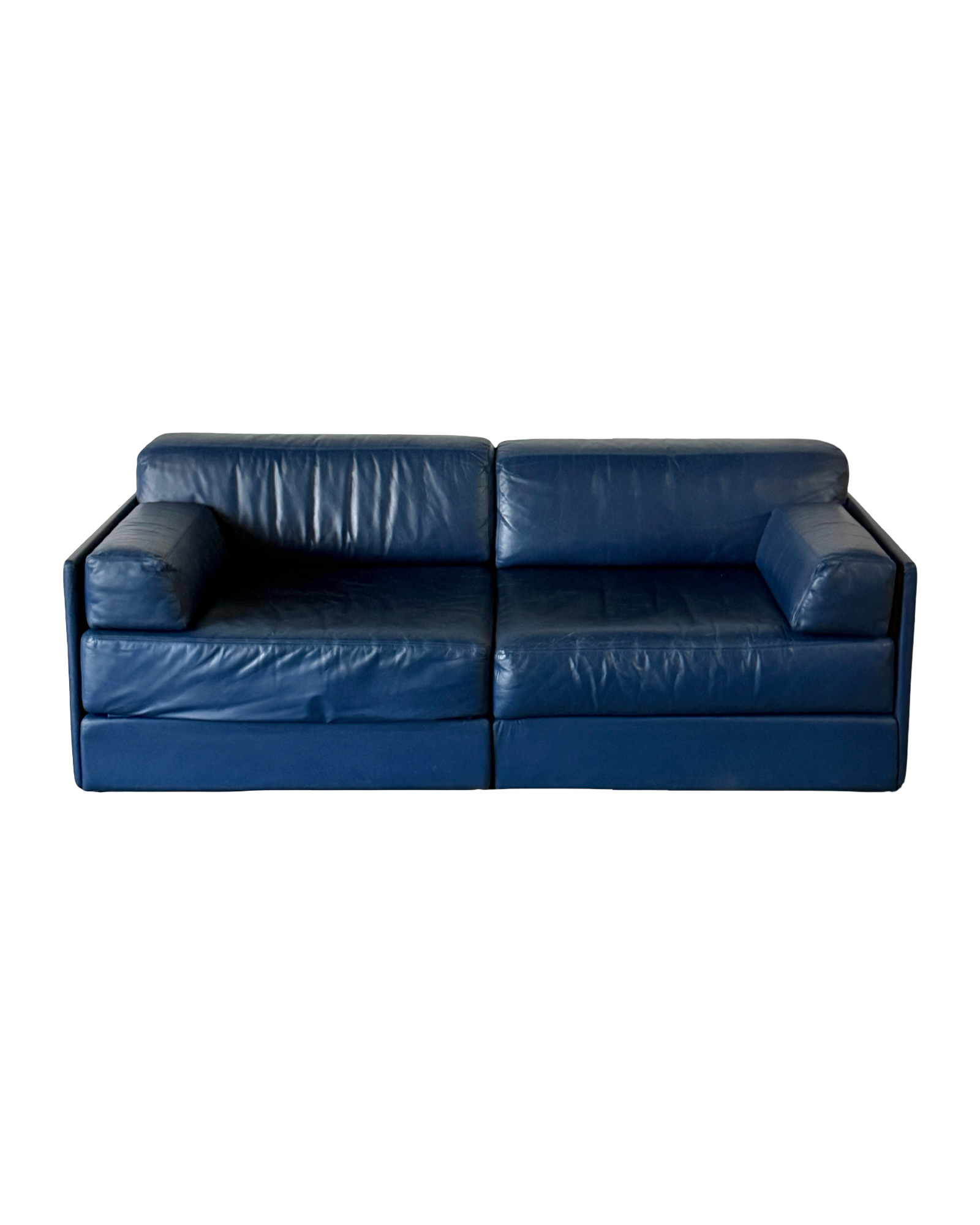 sofa De Sede DS76, kobalt, funkcja spania