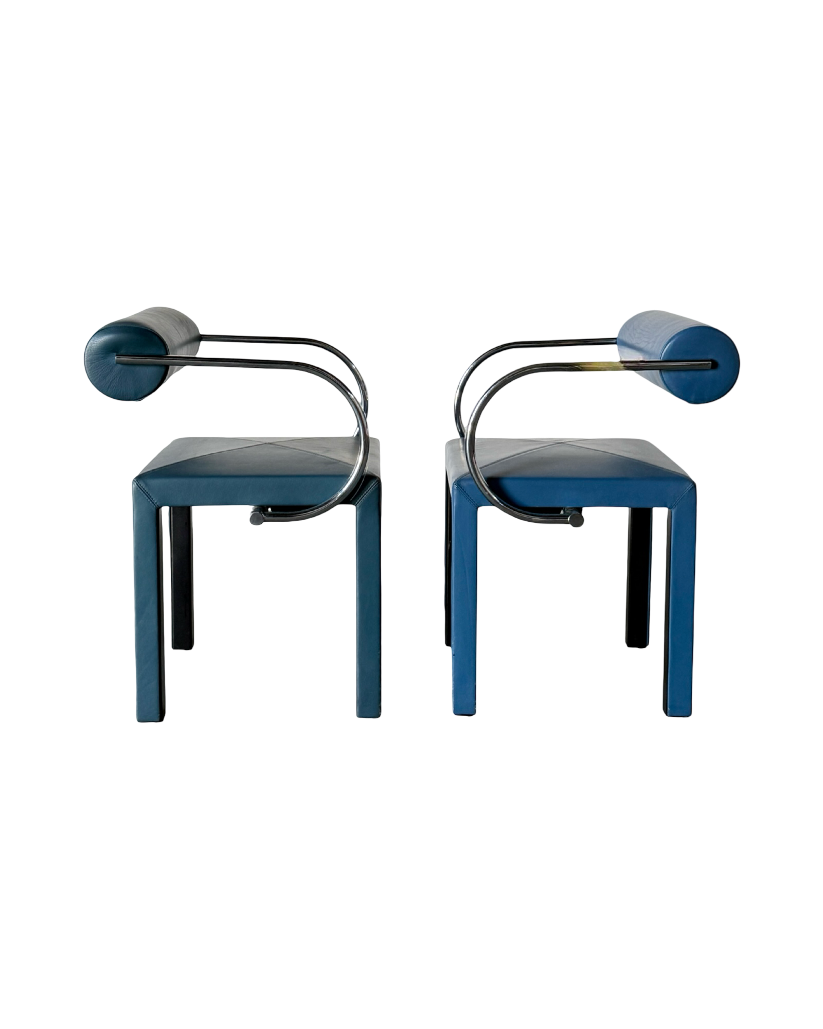 krzesło Arconda, B&B Italia, proj. Paolo Piva, morski