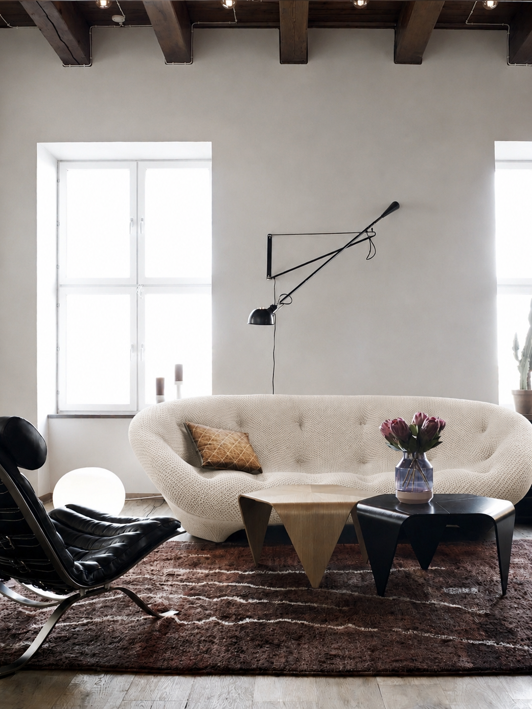 sofa Ligne Roset Ploum w kolorze coconut milk SUPER CENA