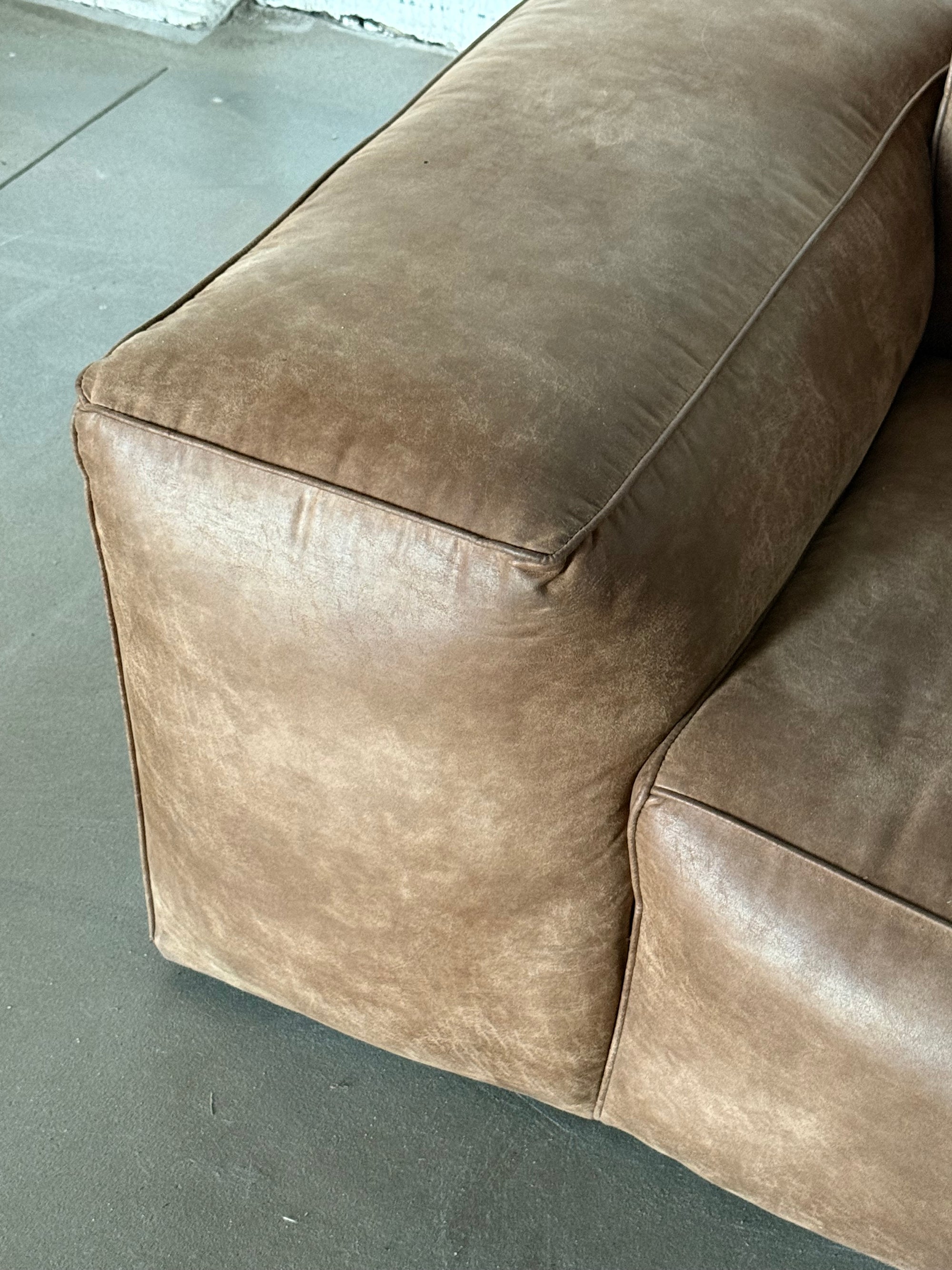 Block sofa, Alcantara, 90s/00s