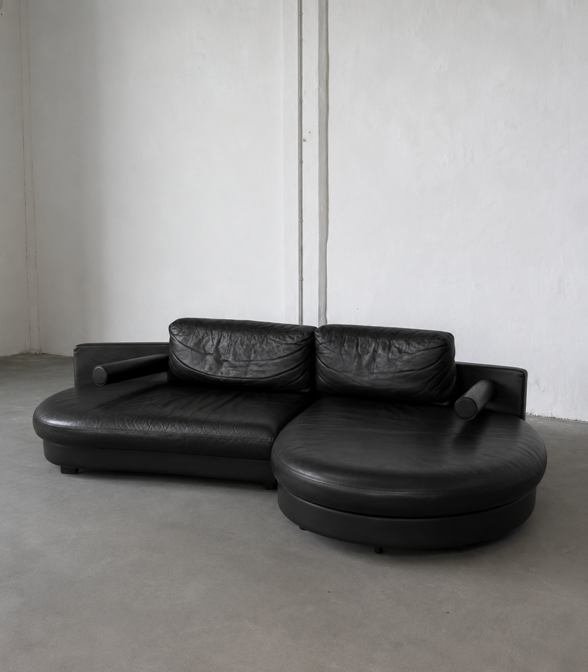 sofa B&B Italia, Sity, lata 80, skóra naturalna, sygnowana