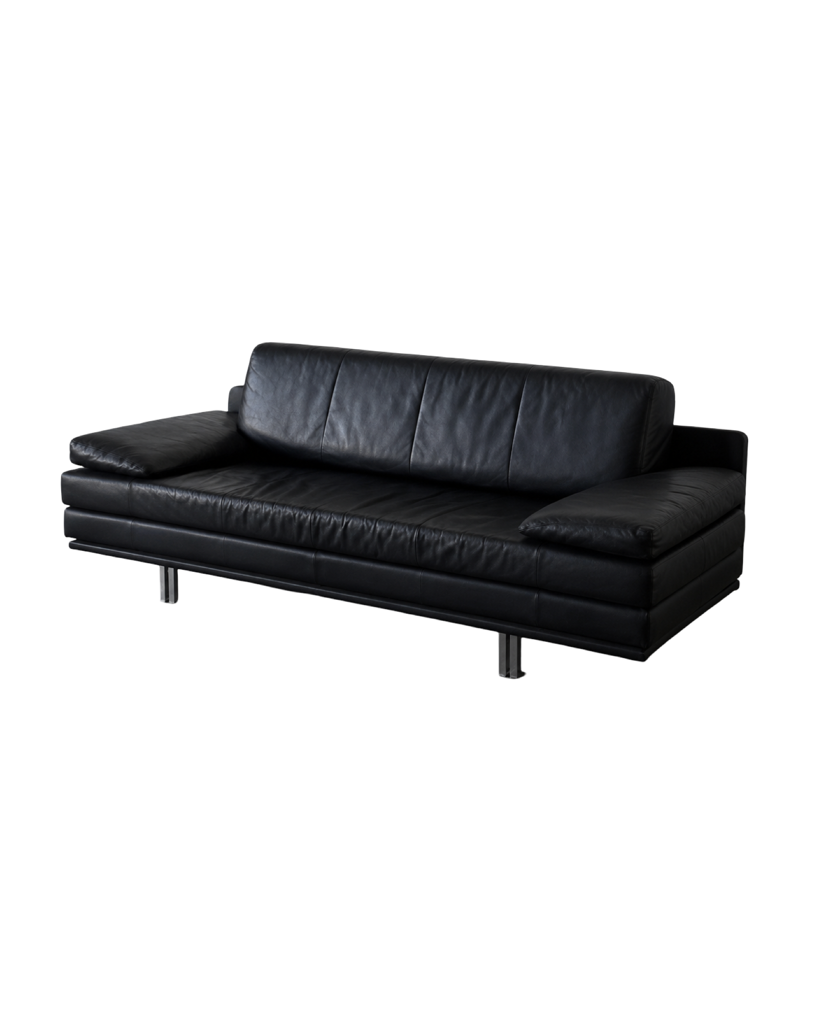 Sofa z funkcją spania, lata 80, chrom
