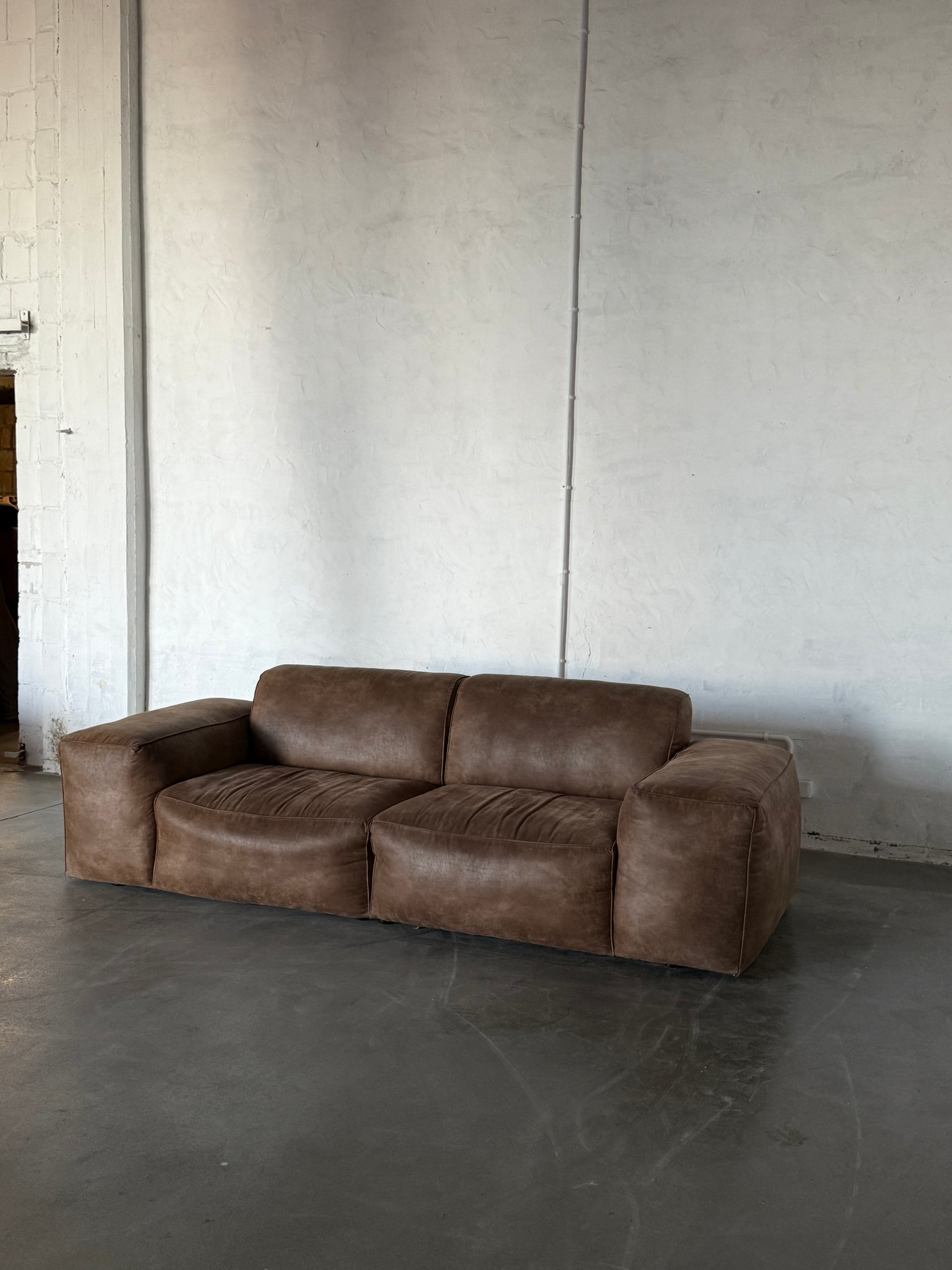 Block sofa, Alcantara, 90s/00s