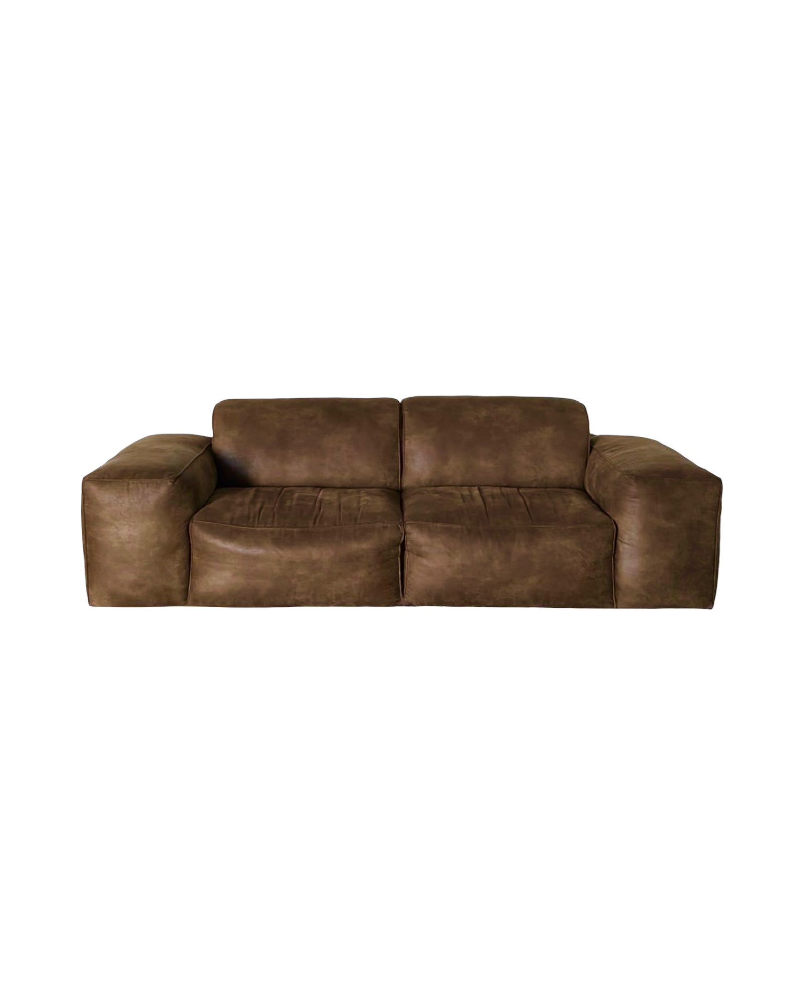 sofa Blok w stylu Living Divani, lata 2000, alcantara
