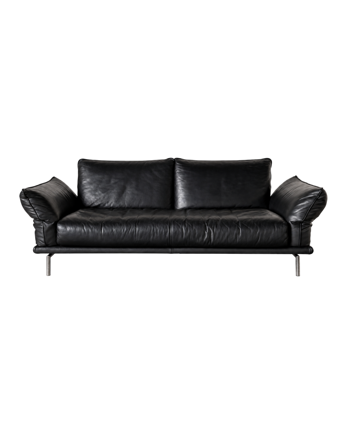 ekskluzywna sofa Machalke, lata 80/90, skóra naturalna