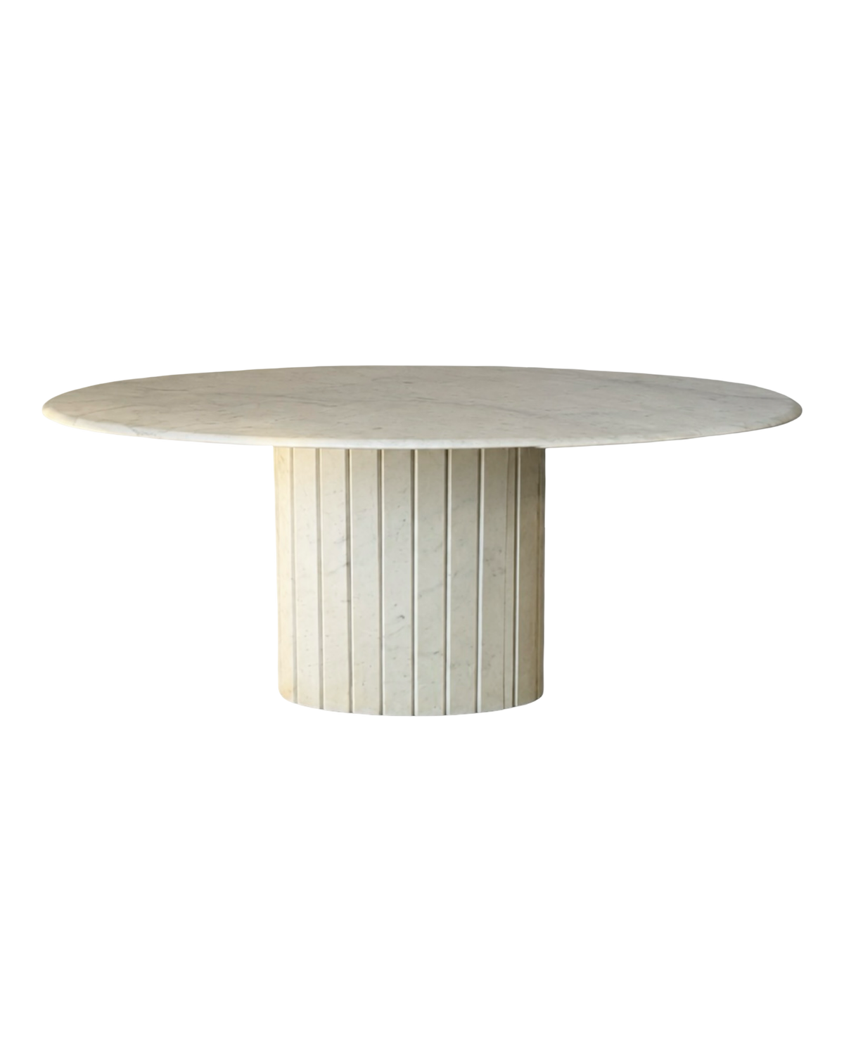 stół jadalniany, marmur Carrara, Francja, lata 70