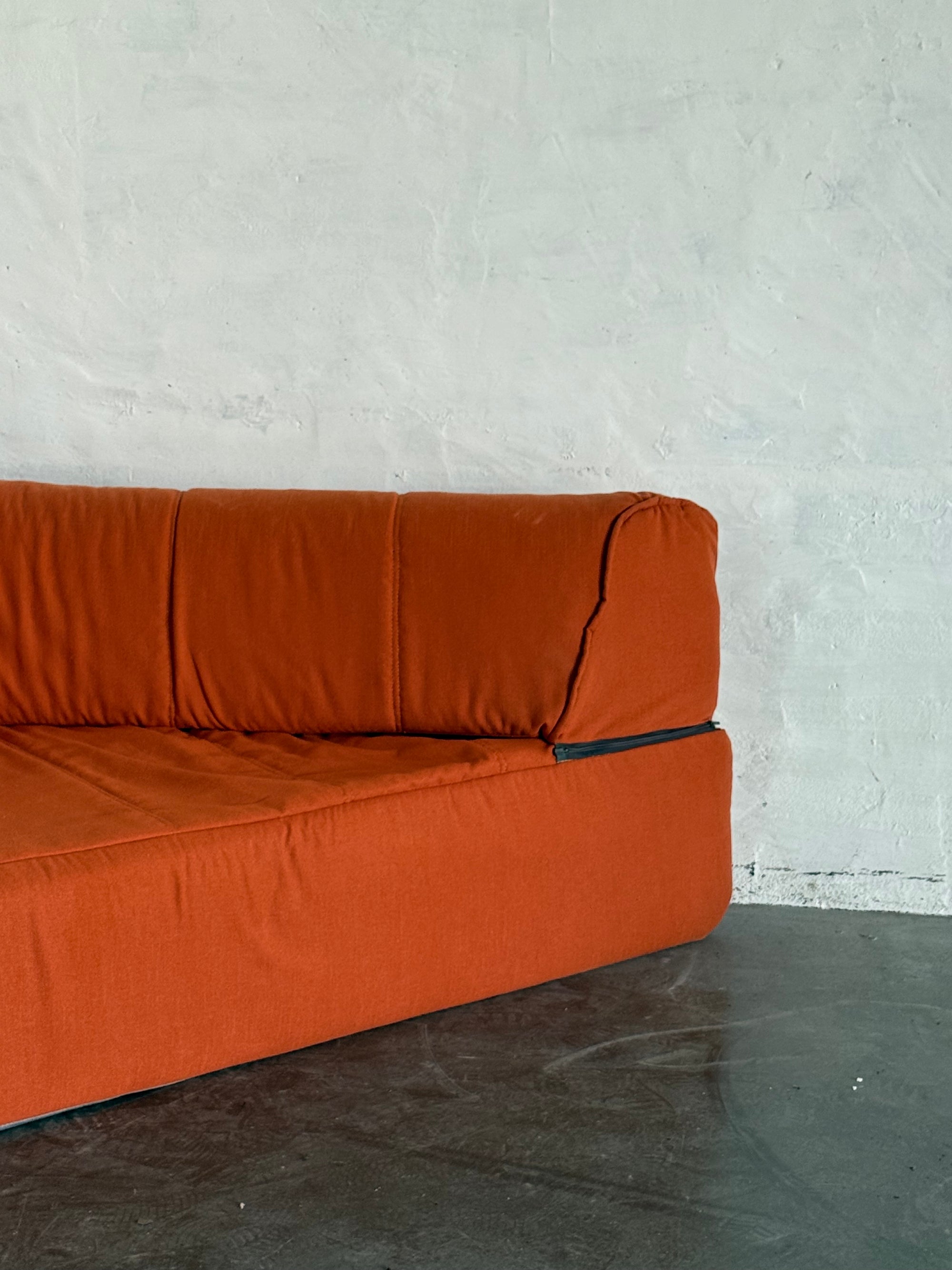 sofa/łóżko modułowa w stylu Space Age