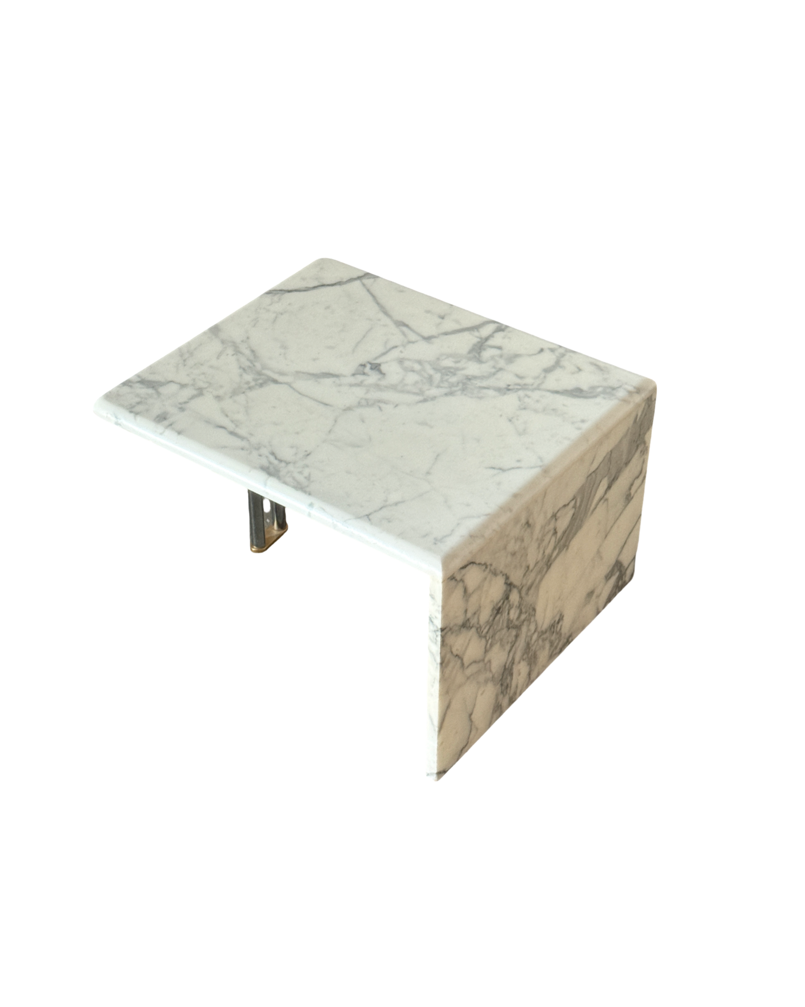 stolik kawowy, boczny, marmur Carrara