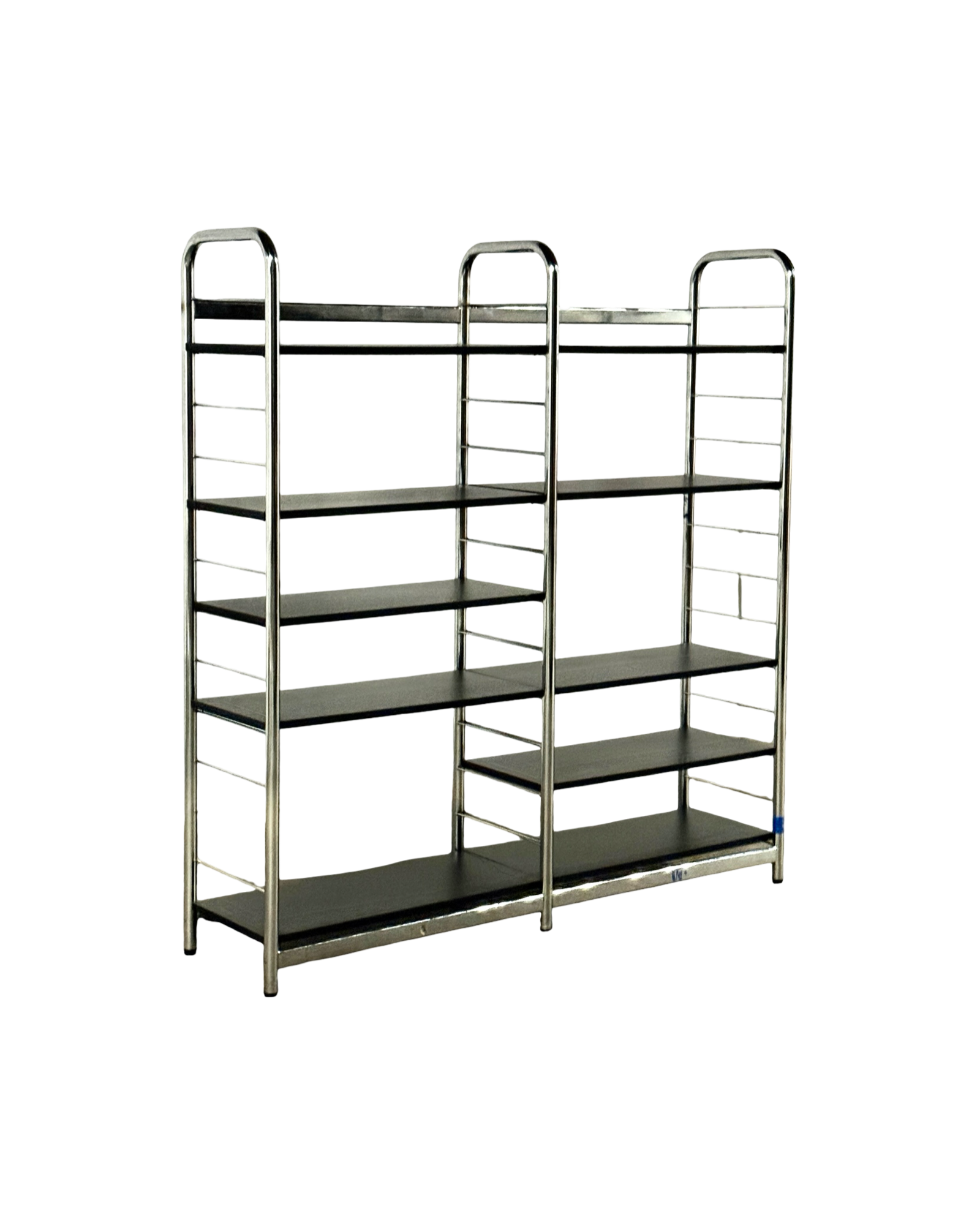 regał modułowy chrom, Bauhaus, lata 70