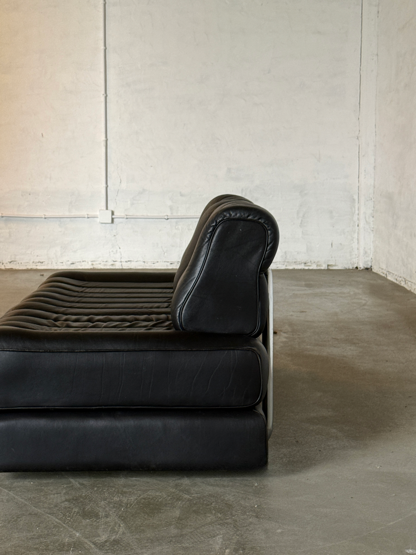 sofa De Sede DS85, funkcja spania, oryginalna tapicerka, sygnowana, nr seryjny
