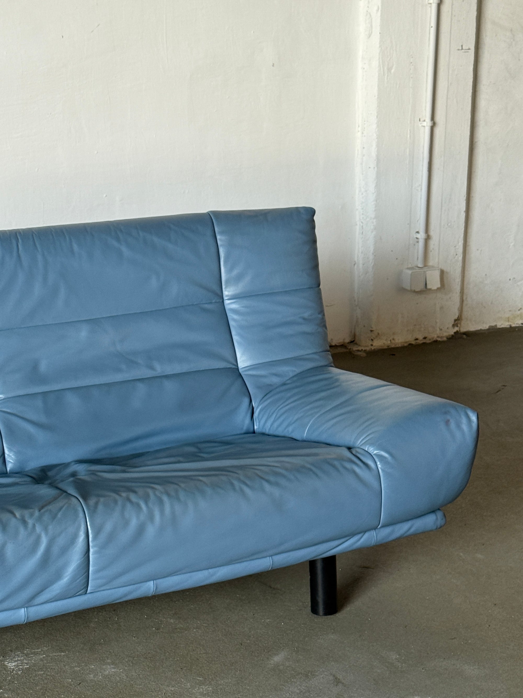 sofa Rolf Benz baby blue, lata 80