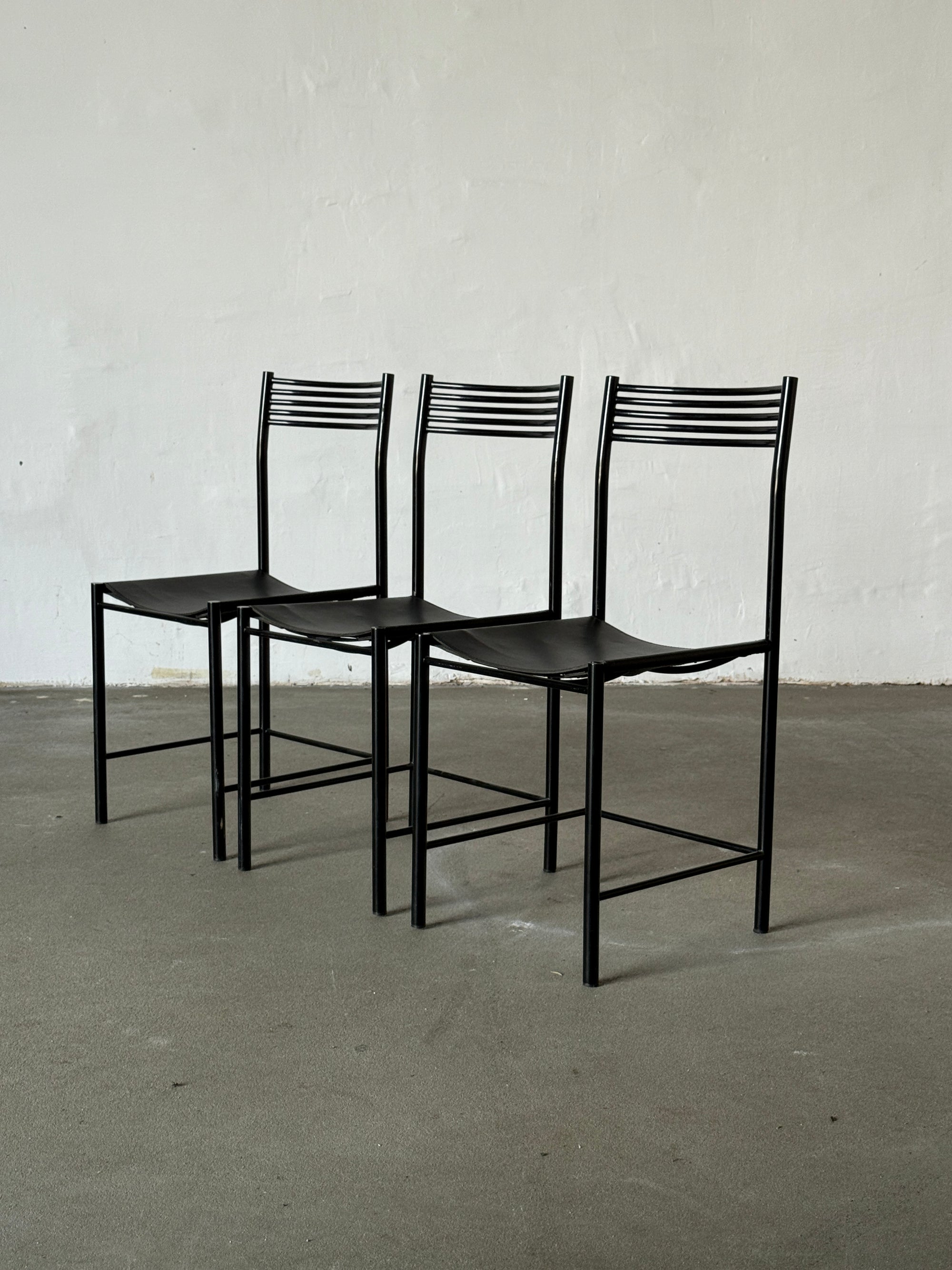 komplet krzeseł, Ligne Roset, lata 80