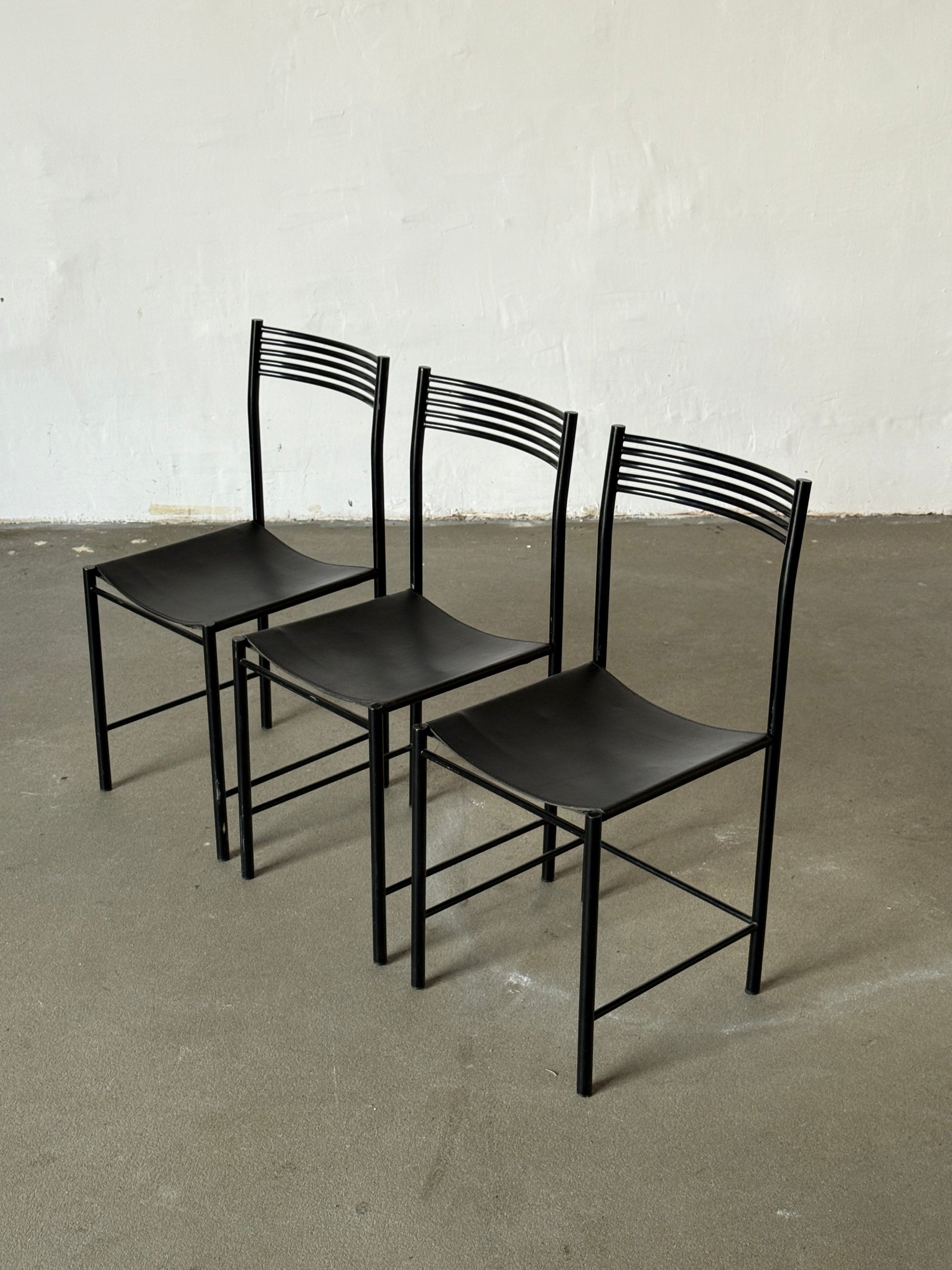 komplet krzeseł, Ligne Roset, lata 80