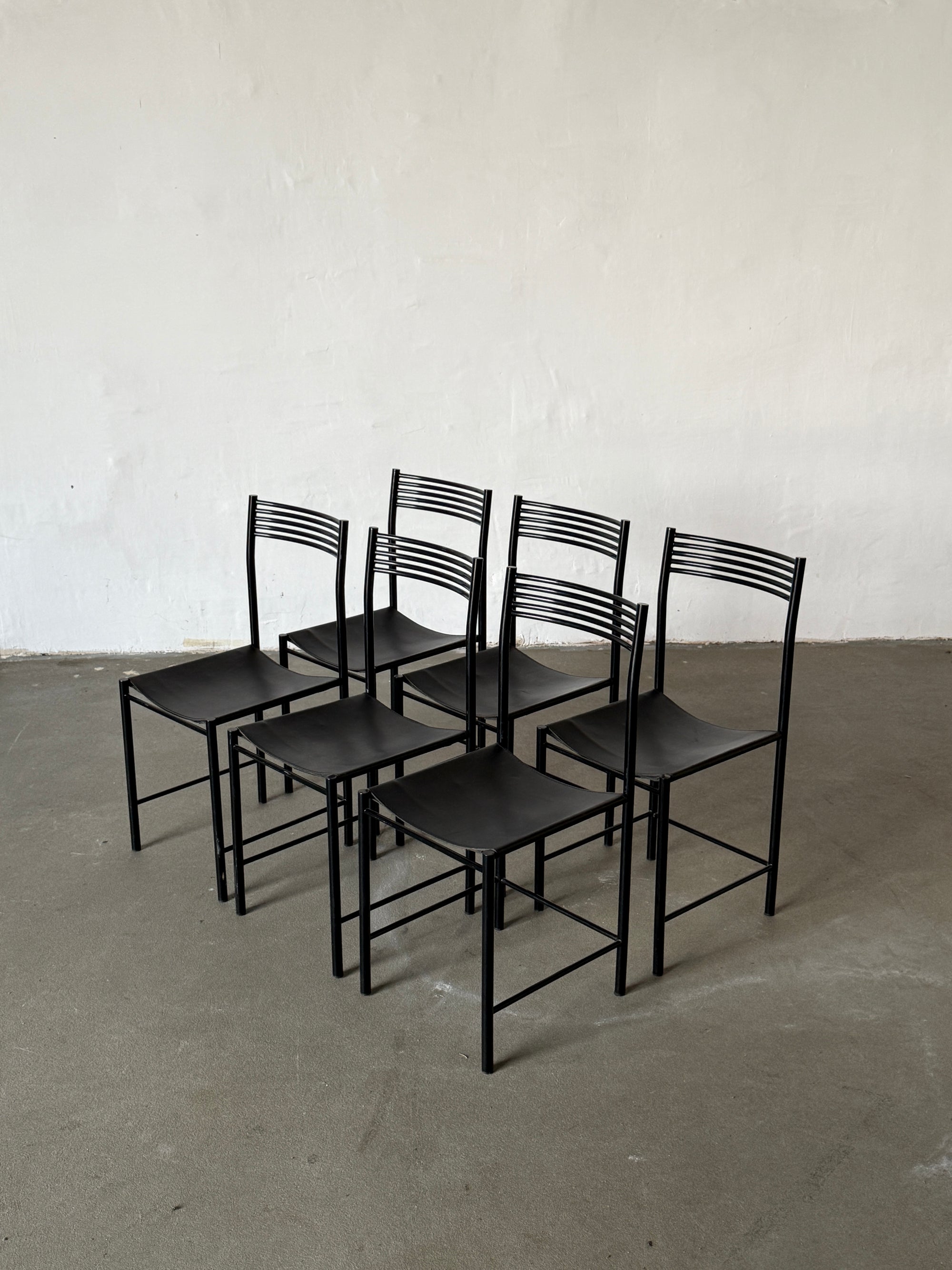 komplet krzeseł, Ligne Roset, lata 80