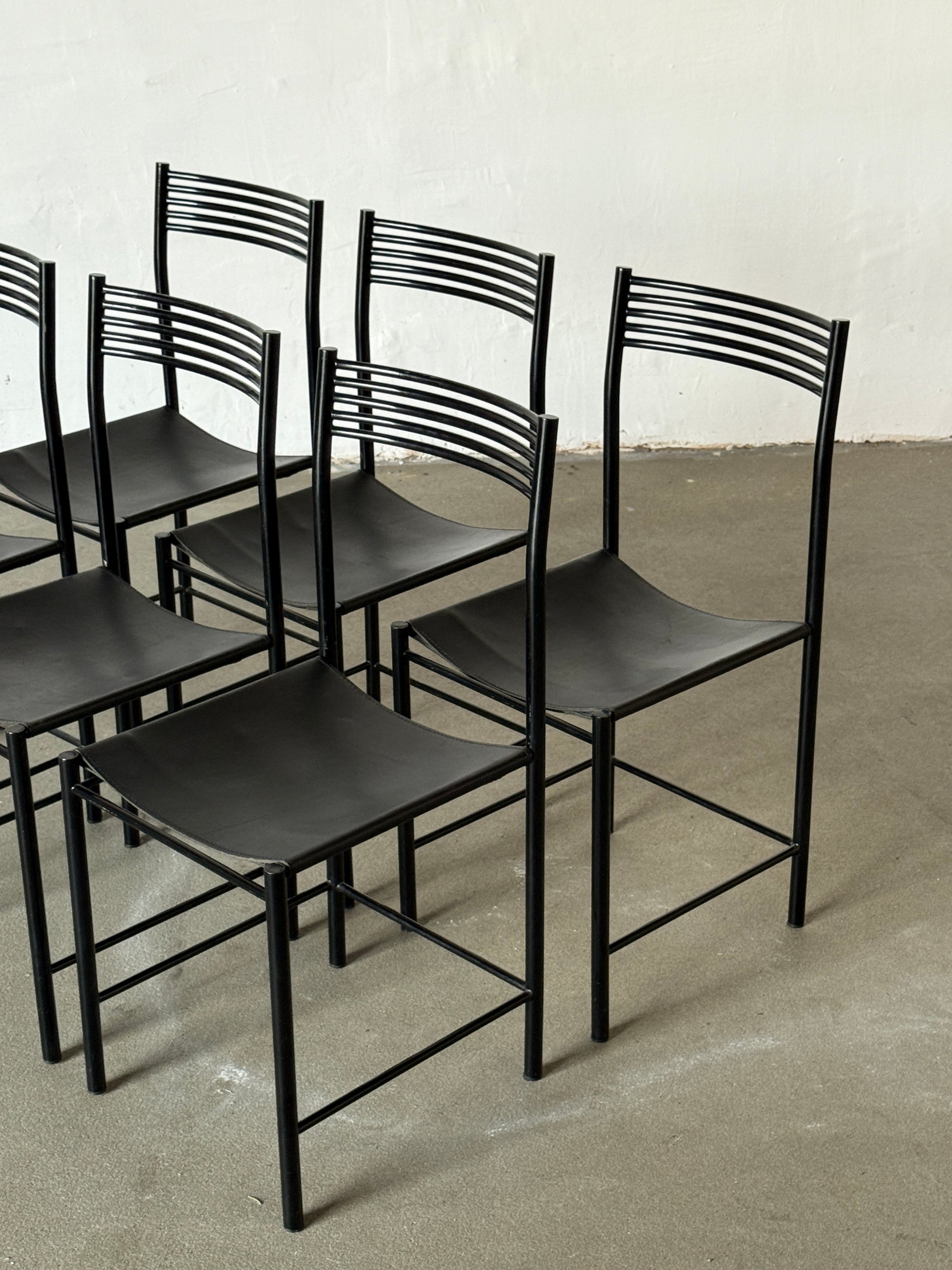 komplet krzeseł, Ligne Roset, lata 80