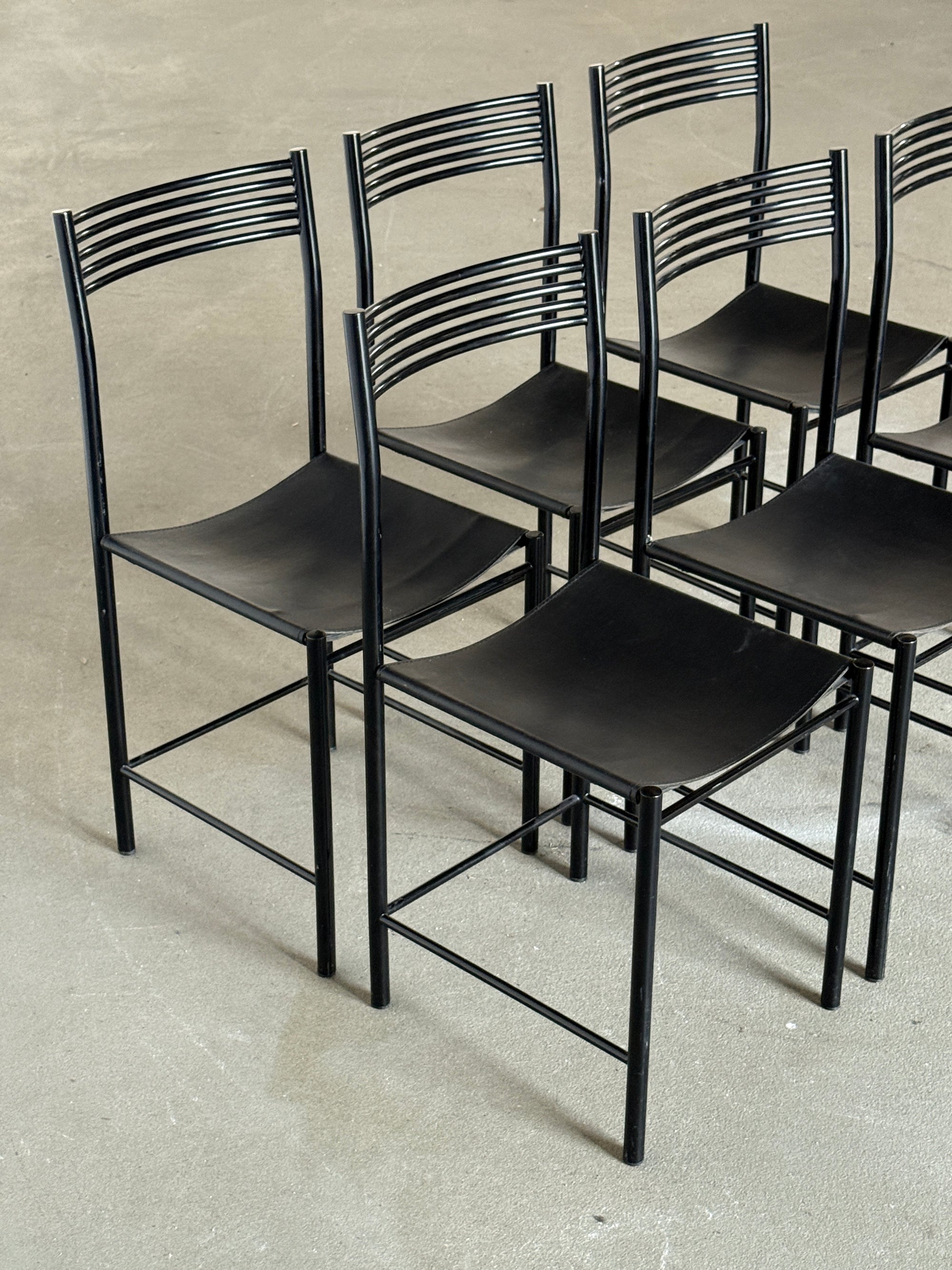 komplet krzeseł, Ligne Roset, lata 80