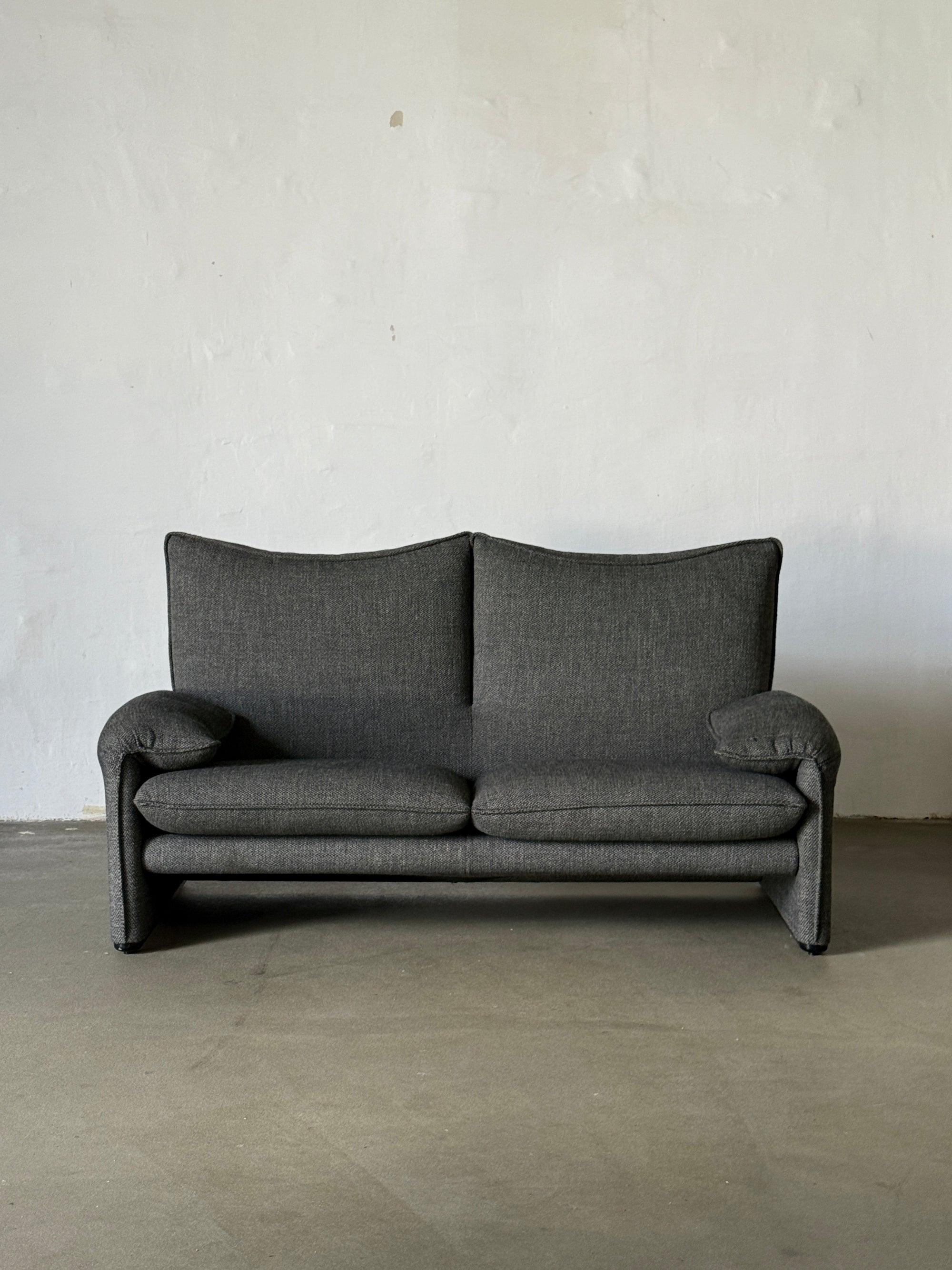 sofa Cassina Maralunga, 190 cm, oryginalna tapicerka - wełna, sygnowana