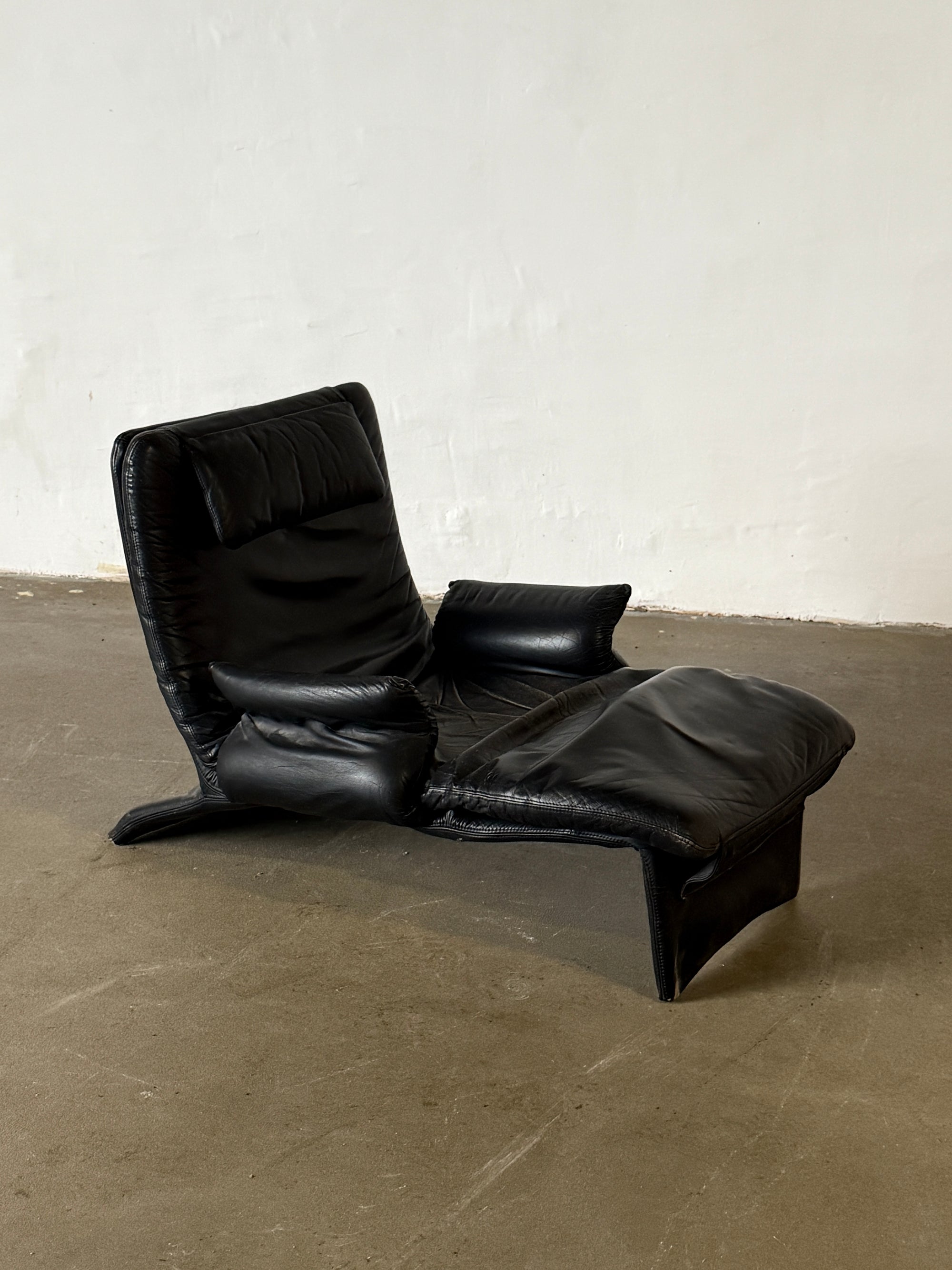 fotel lounge chair relax, Francja lata 80
