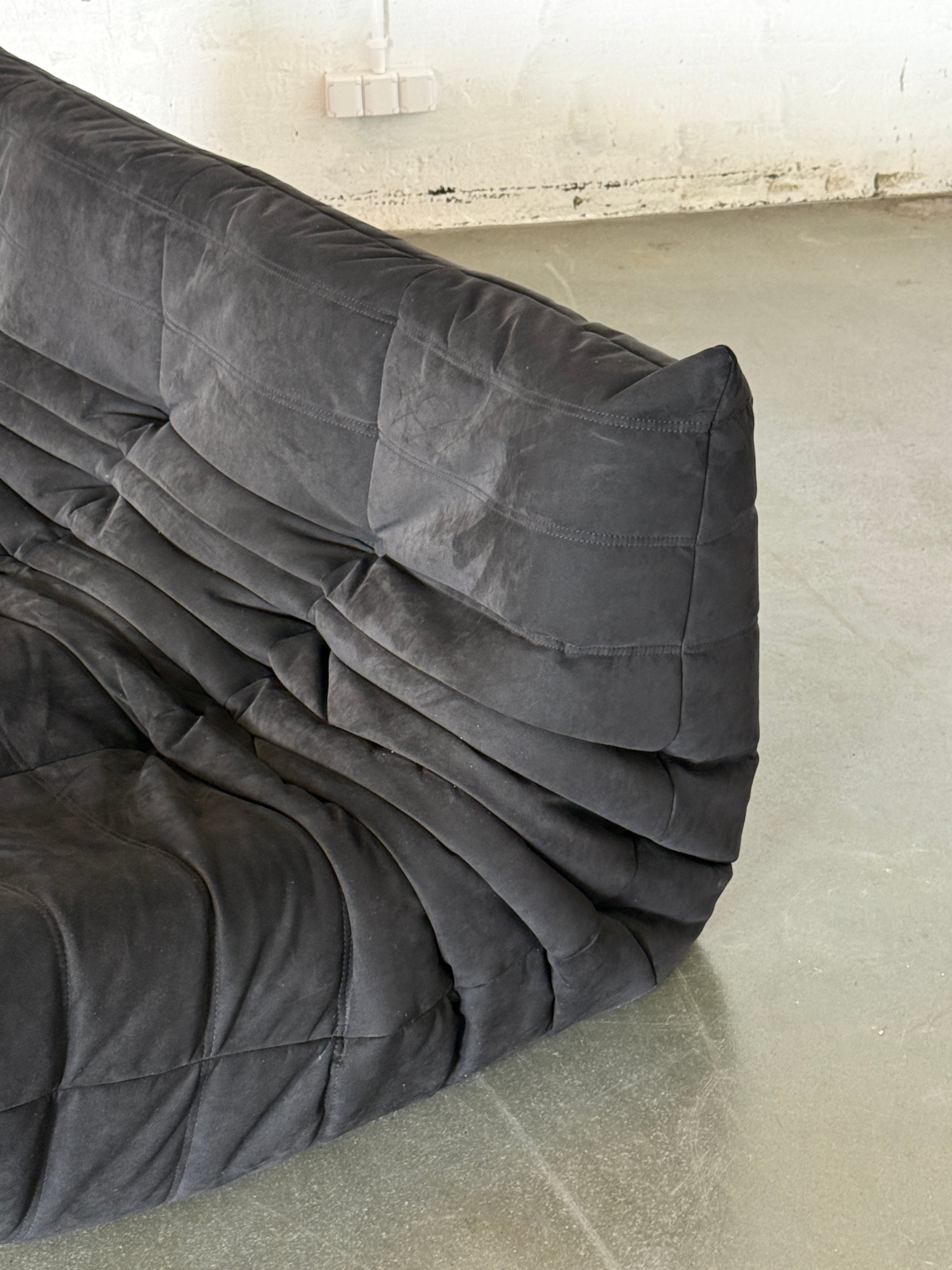 sofa Togo, Ligne Roset, 3 osobowa, alcantara