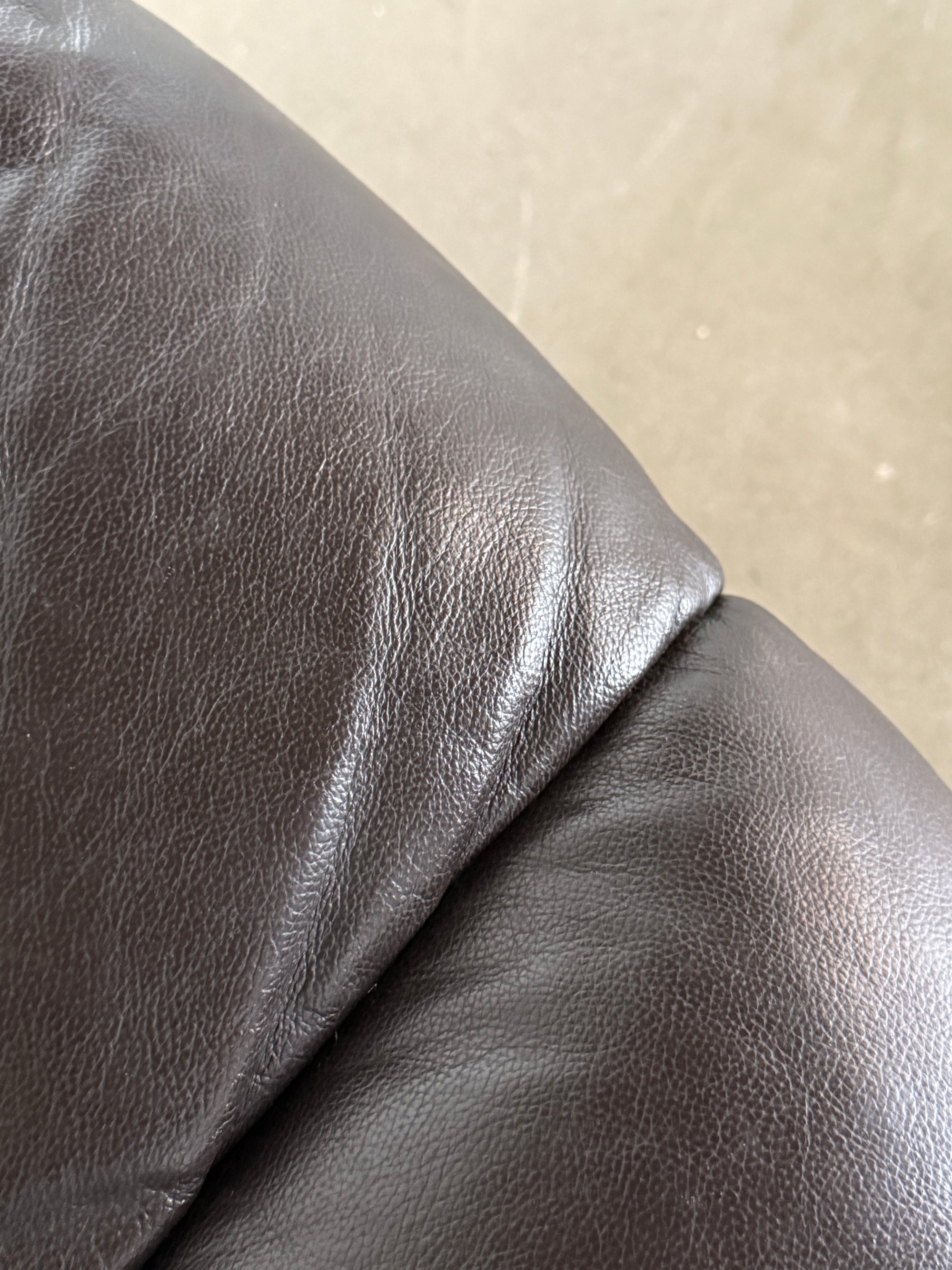 sofa modułowa Rogal, skóra naturalna, lata 90, super comfy