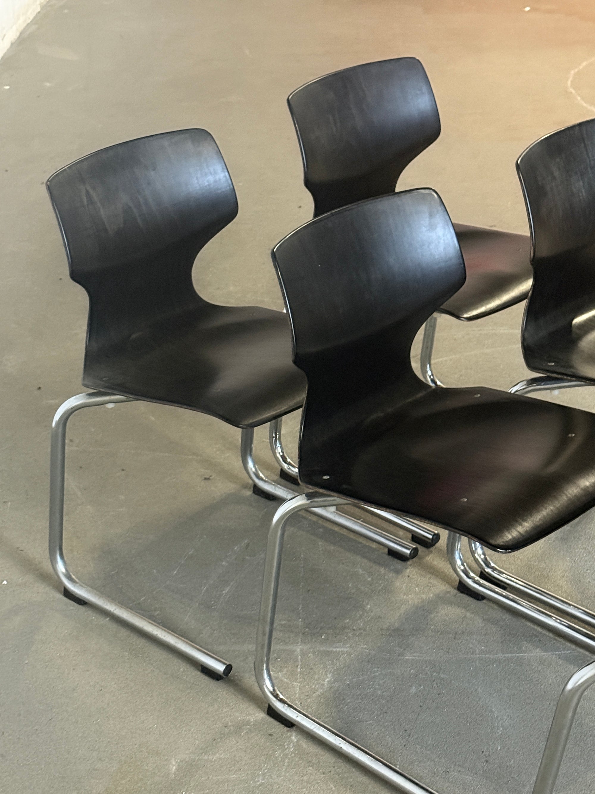 Krzesła Flötotto, zestaw 6 sztuk