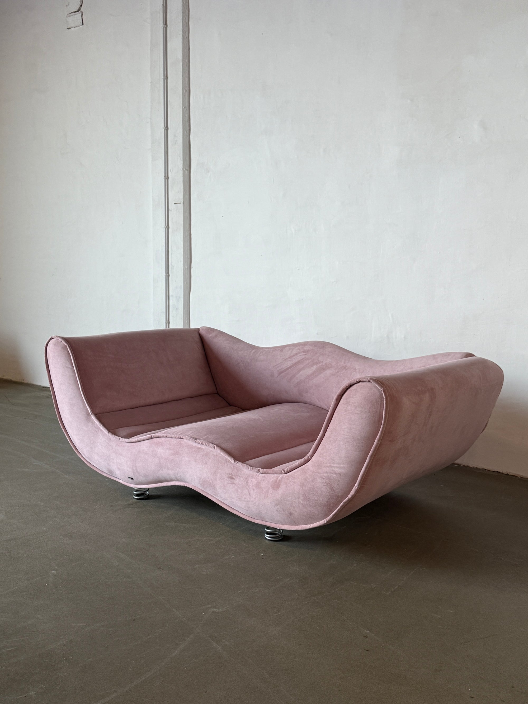 sofa Bretz Laola, welur dusty mauve