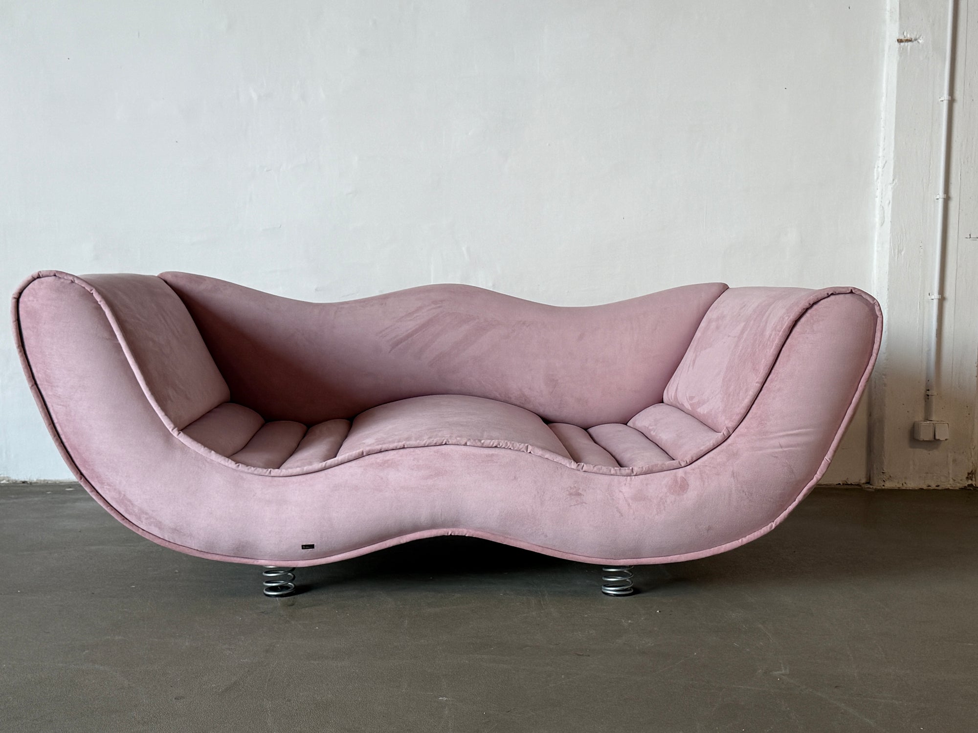 sofa Bretz Laola, welur dusty mauve