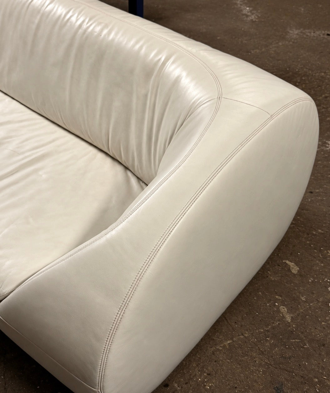 sofa Koinor Pearl, skóra naturalna, lata 80/90