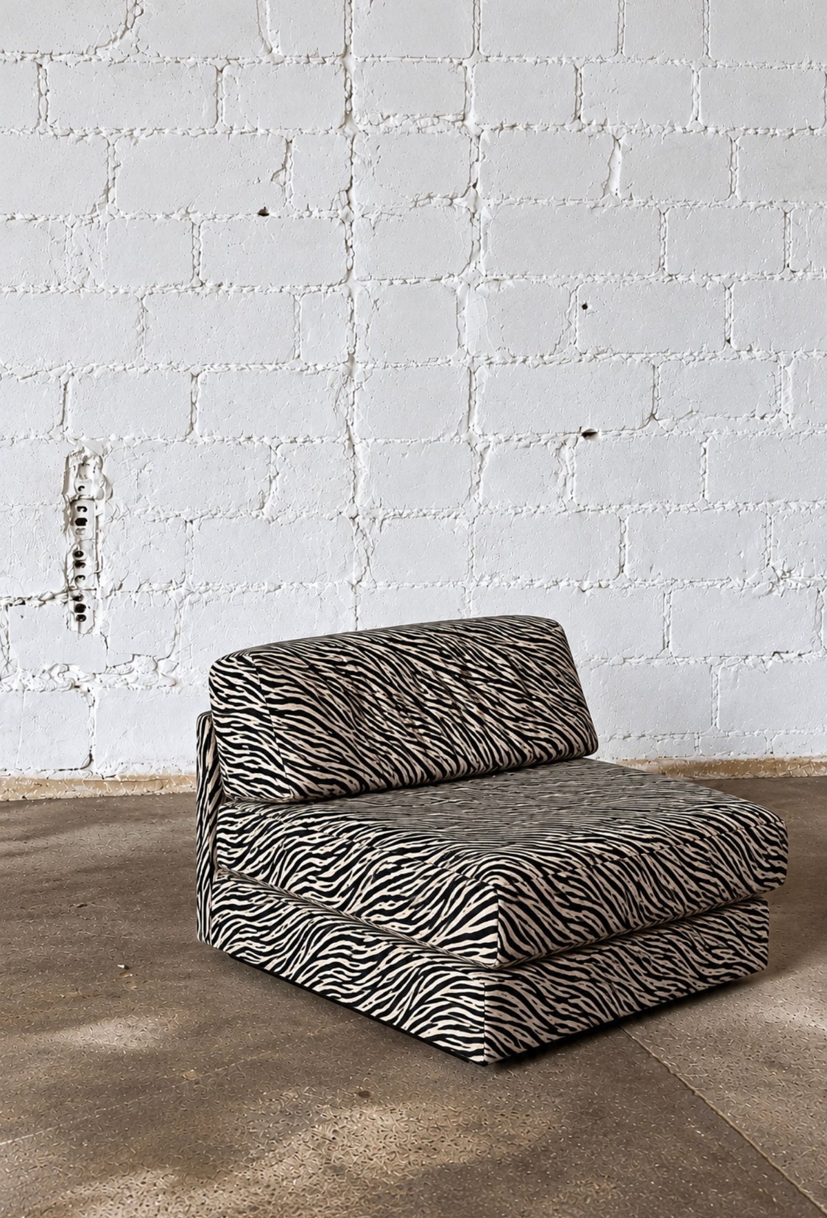 fotel De Sede DS76, zebra, sygnowane, funkcja spania