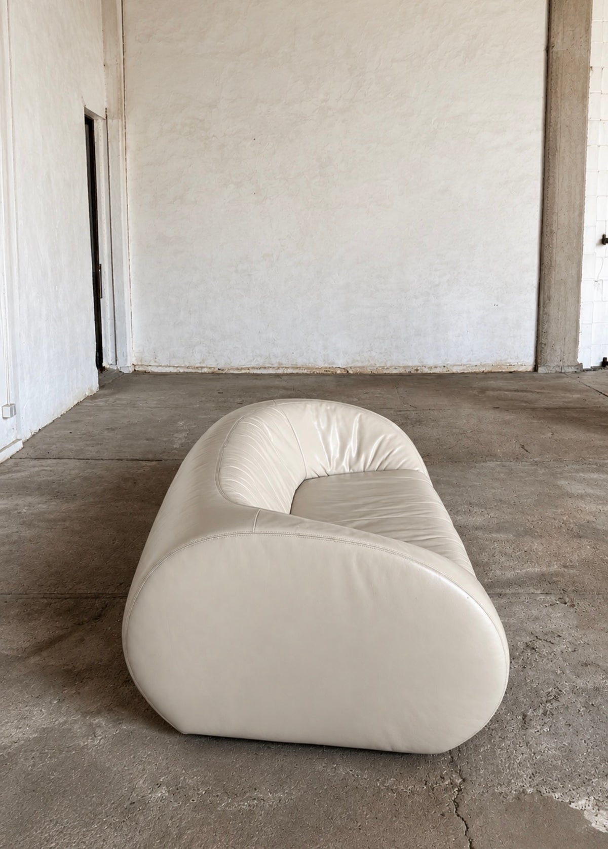 sofa Koinor Pearl, skóra naturalna, lata 80/90