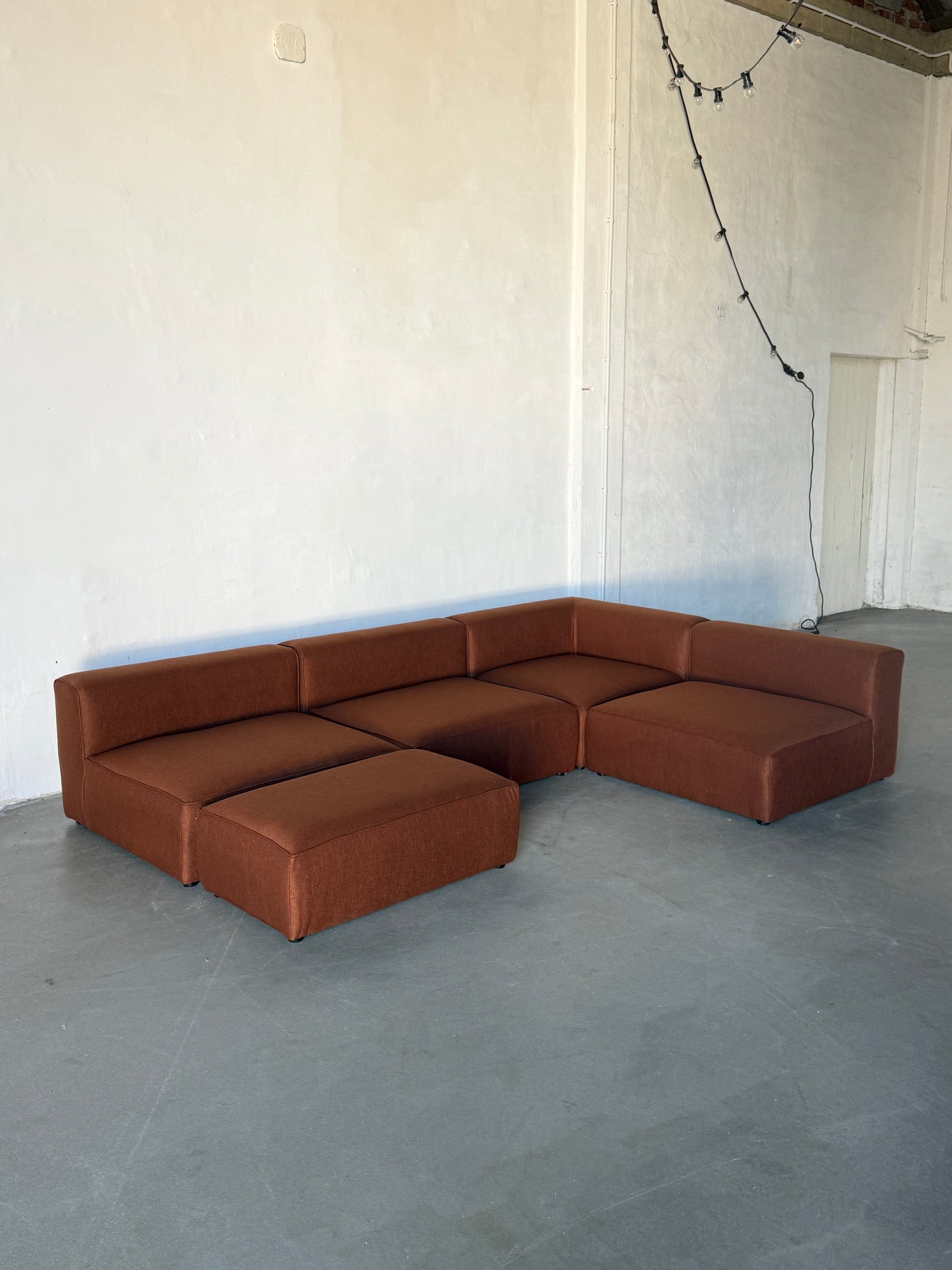 sofa modułowa blok, lata 90/00, po renowacji