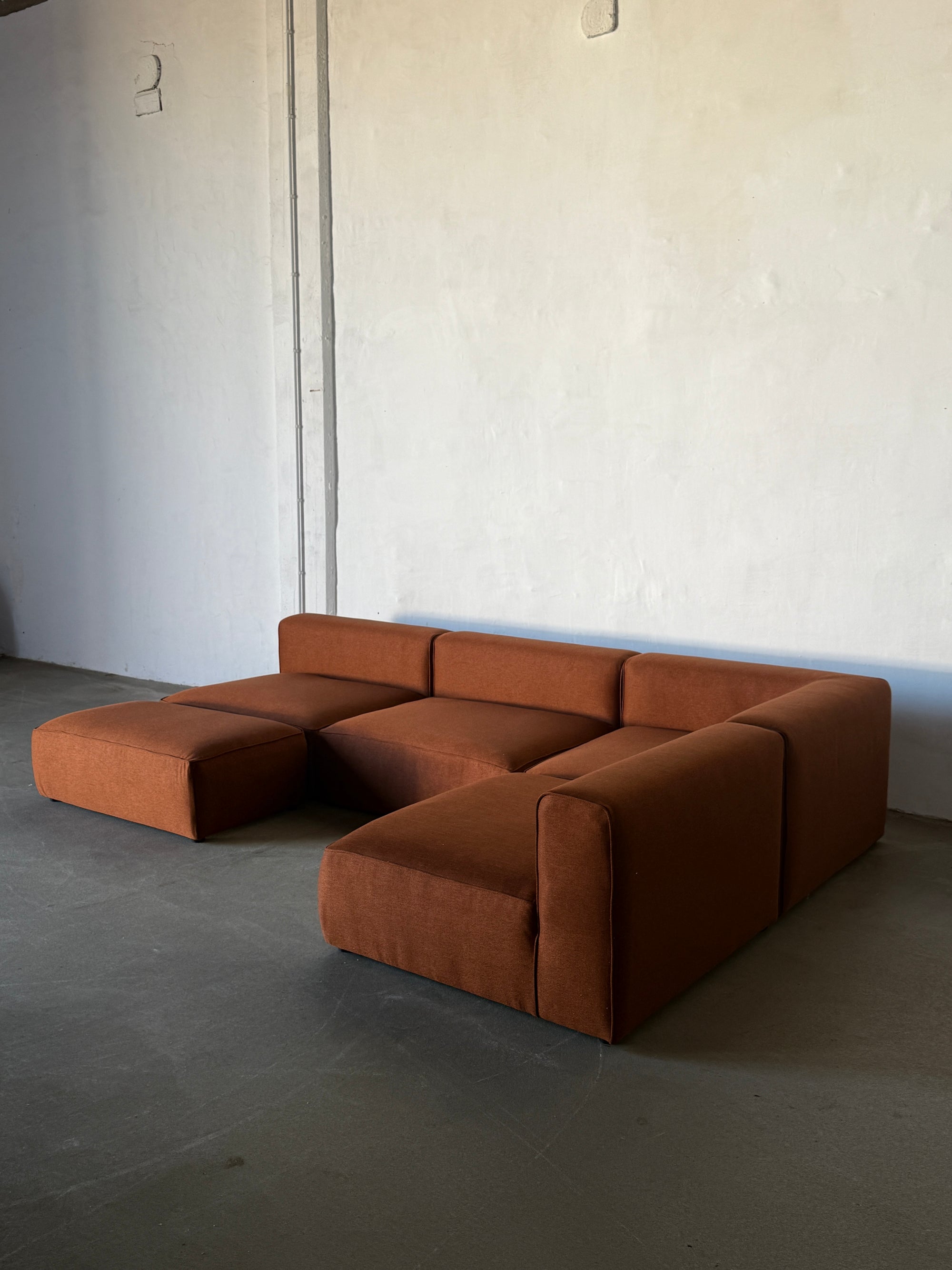sofa modułowa blok, lata 90/00, po renowacji